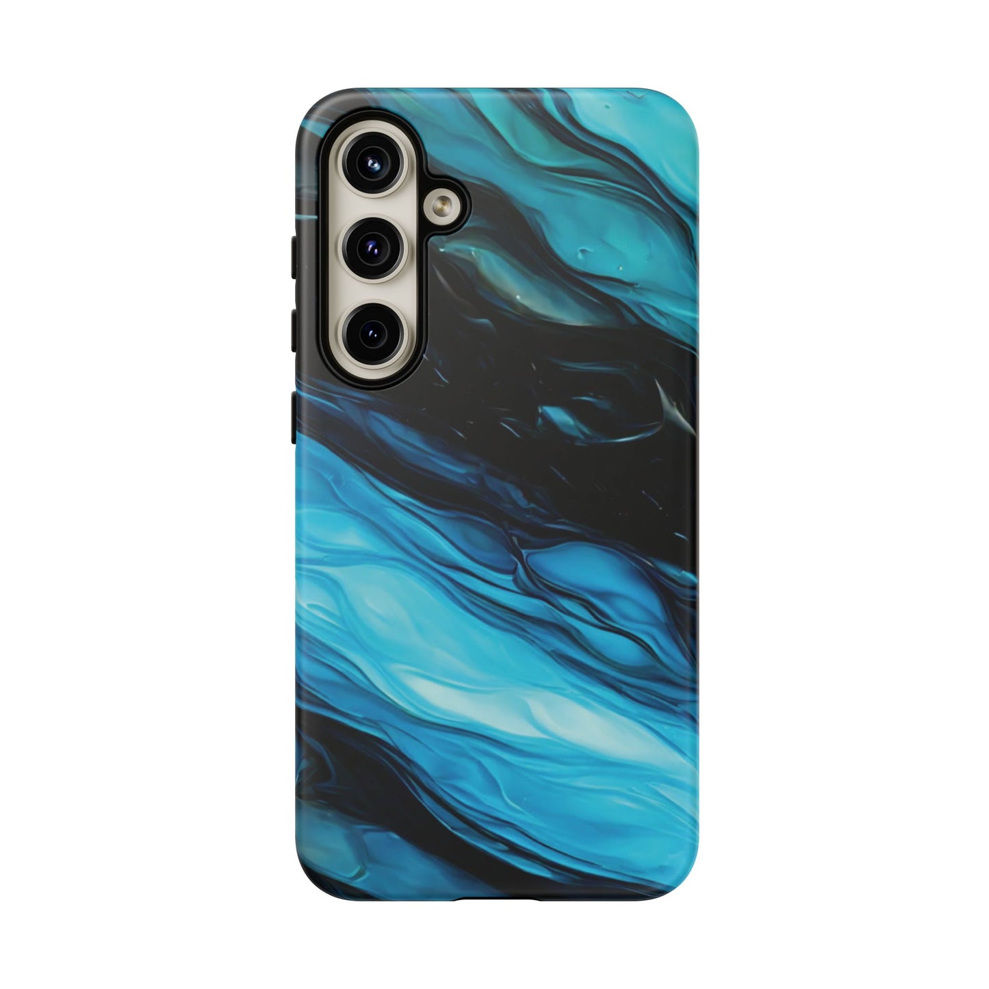Samsung Galaxy Blue Splash Phone Case