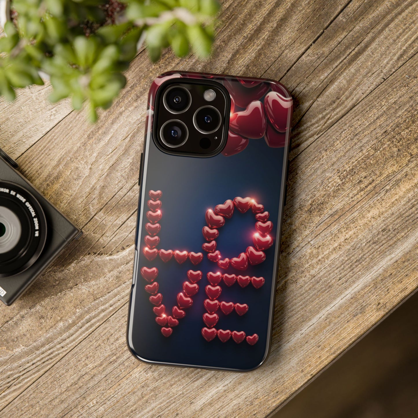iPhone Case - Love Hearts Design