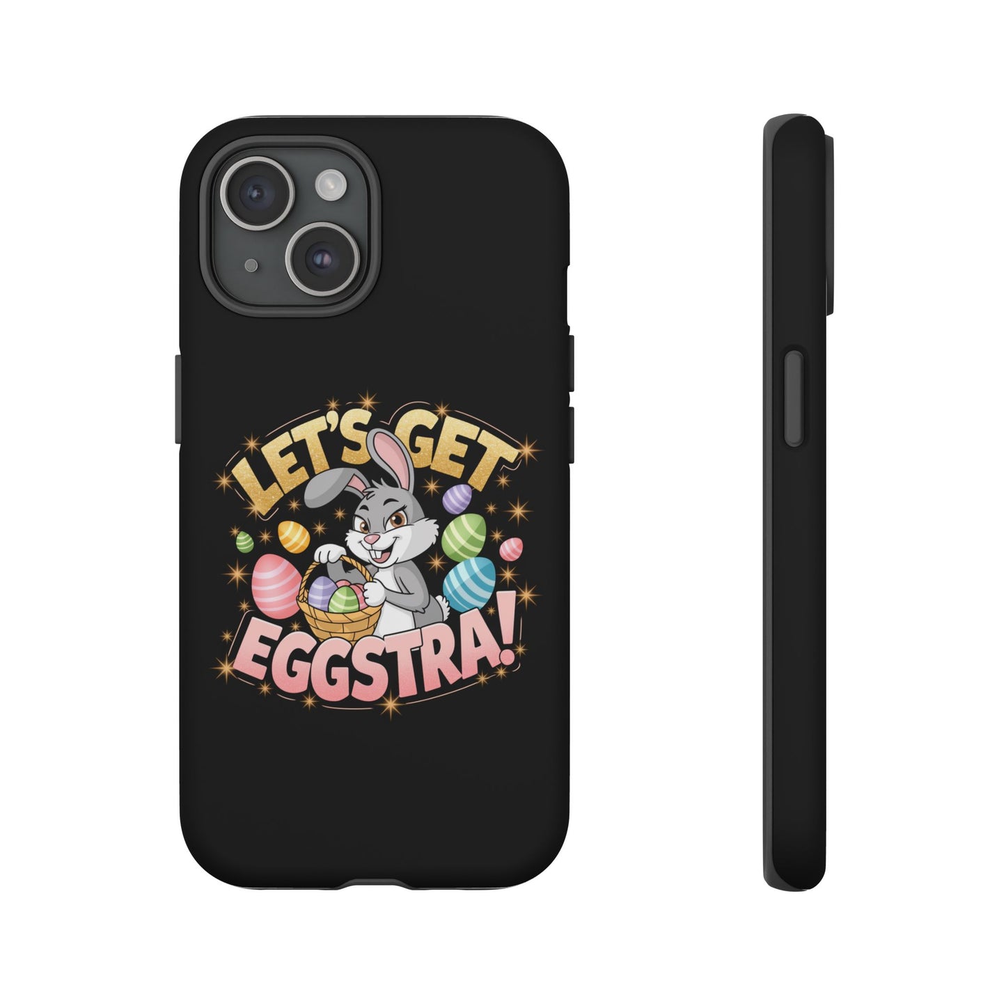 iPhone Case Easter Bunny 'Let's Get Eggstra Phone Case Easter iPhone Case