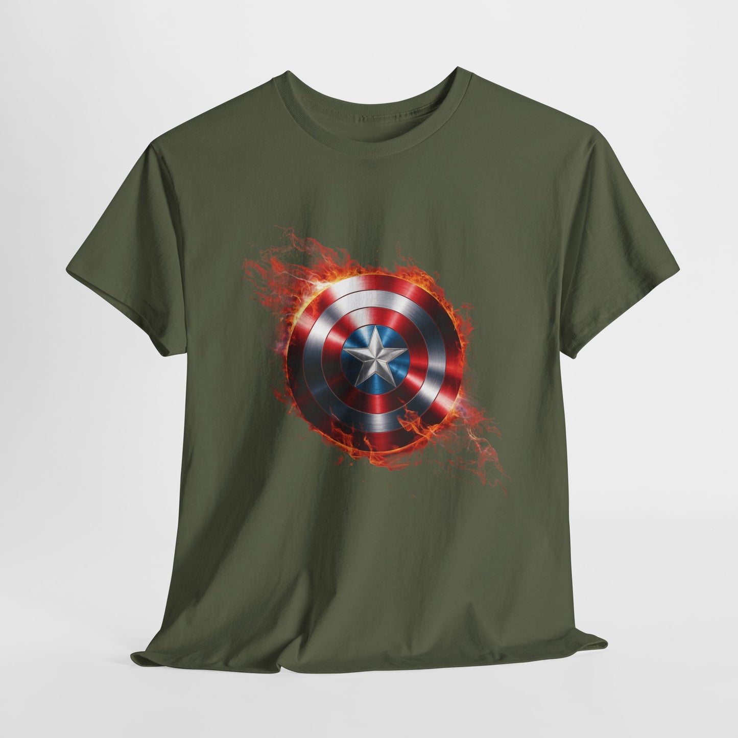 Captain America Flame Tee