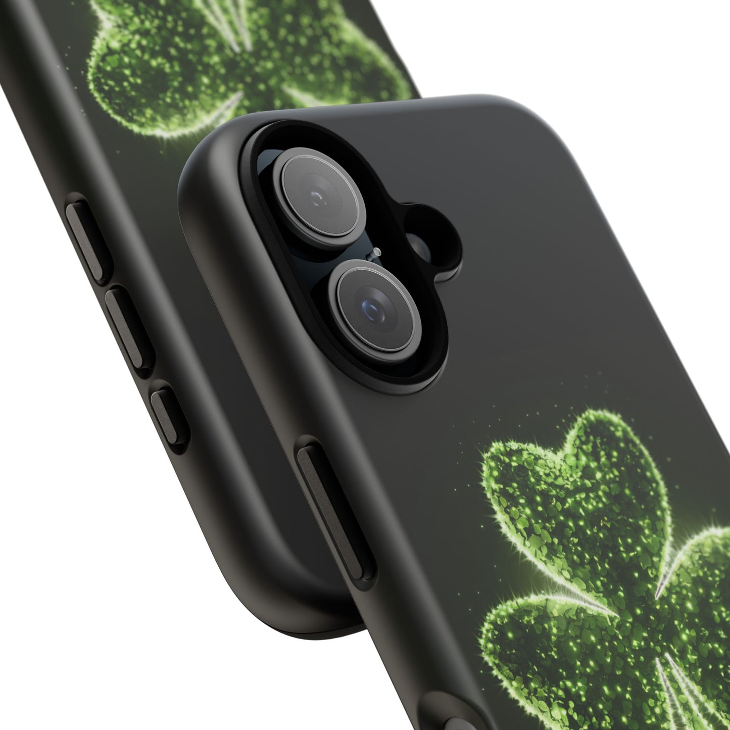 iPhone Tough Case - Shiny Shamrock Design