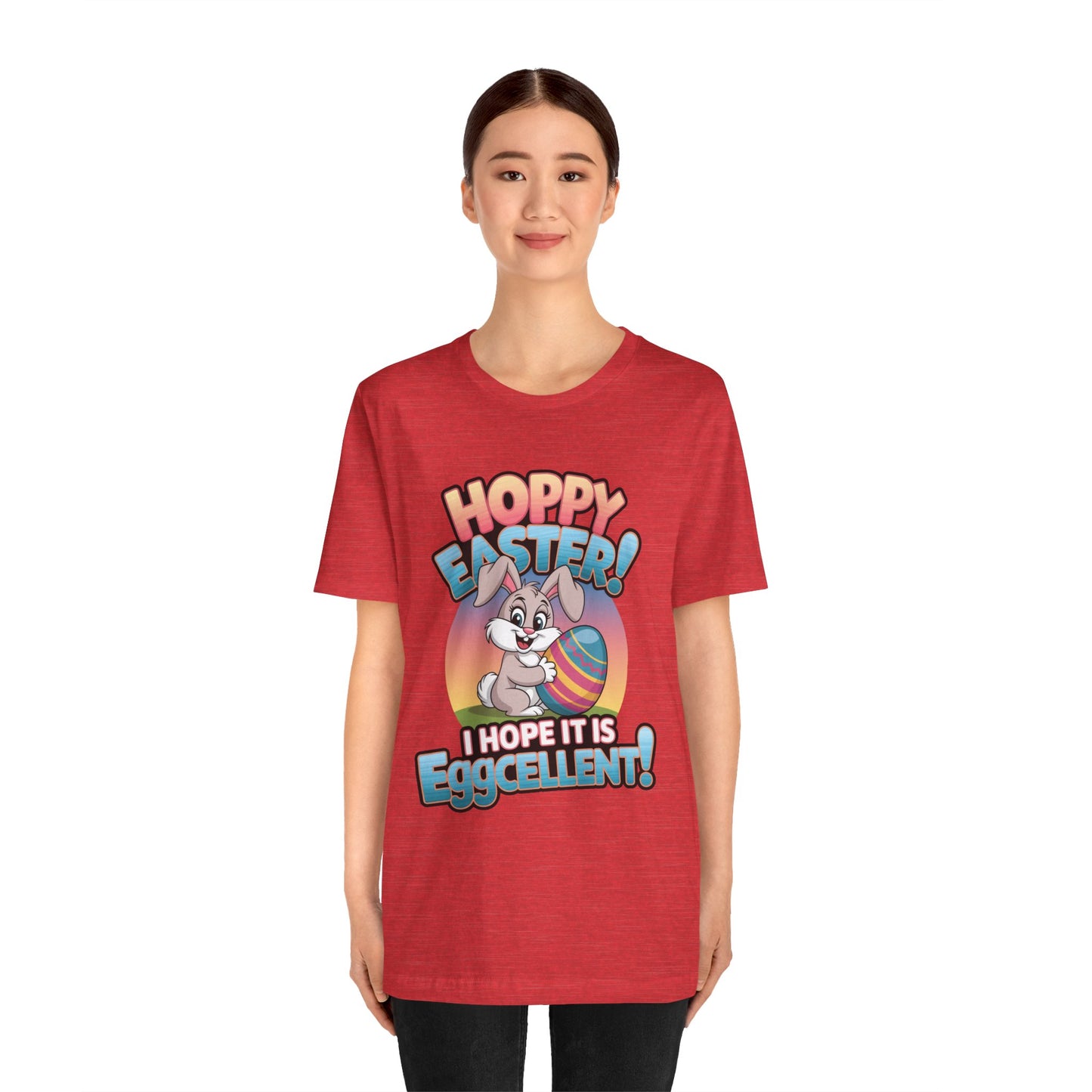 Happy Easter Unisex Tee Easter Shirt Easter Bunny T Shirt Easter Apparel Easter Bunny Outfit