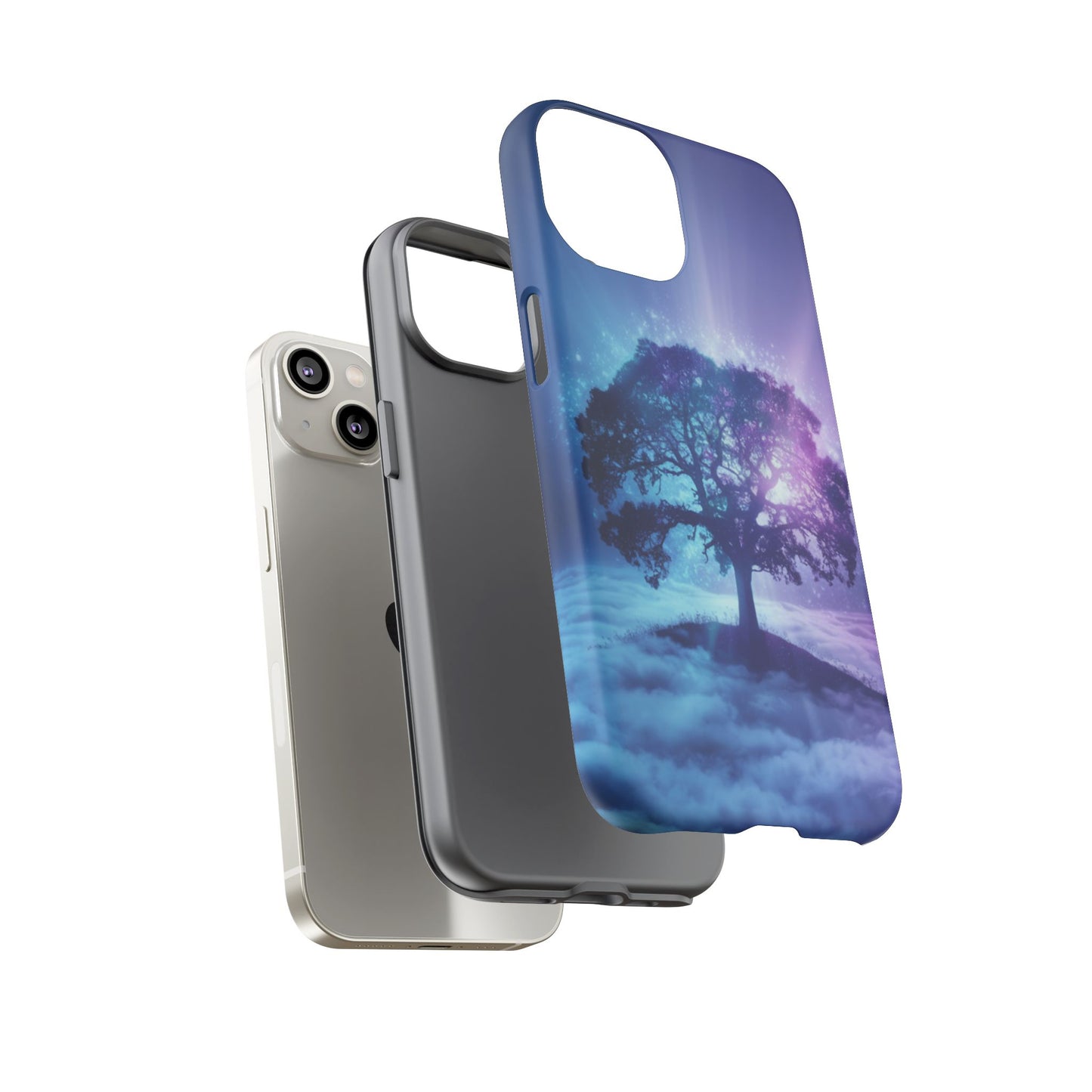 iPhone Case with Dreamy Tree Design