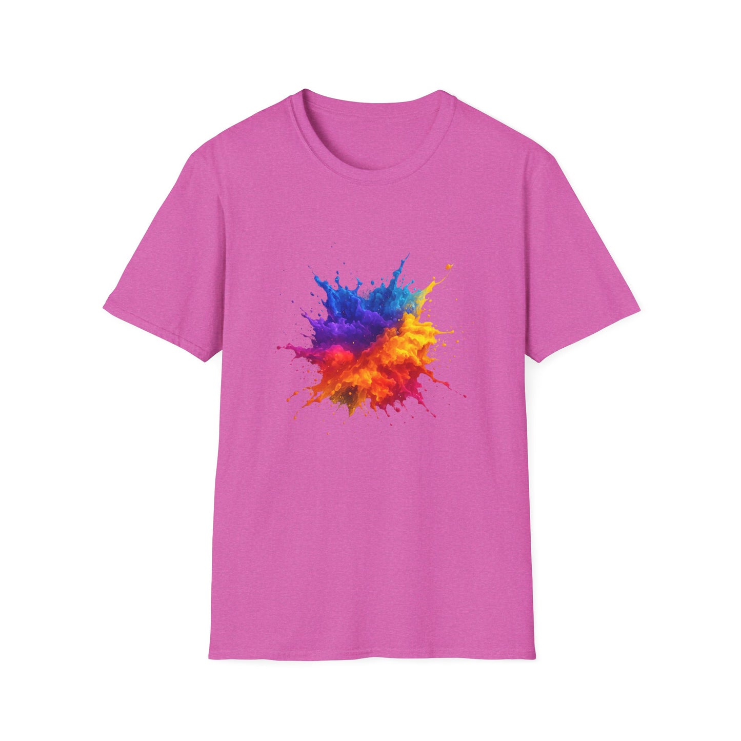 Color Burst Paint Splash Shirt – Vibrant Abstract Art Tee for Creatives & Color Lovers Colorful Apparel