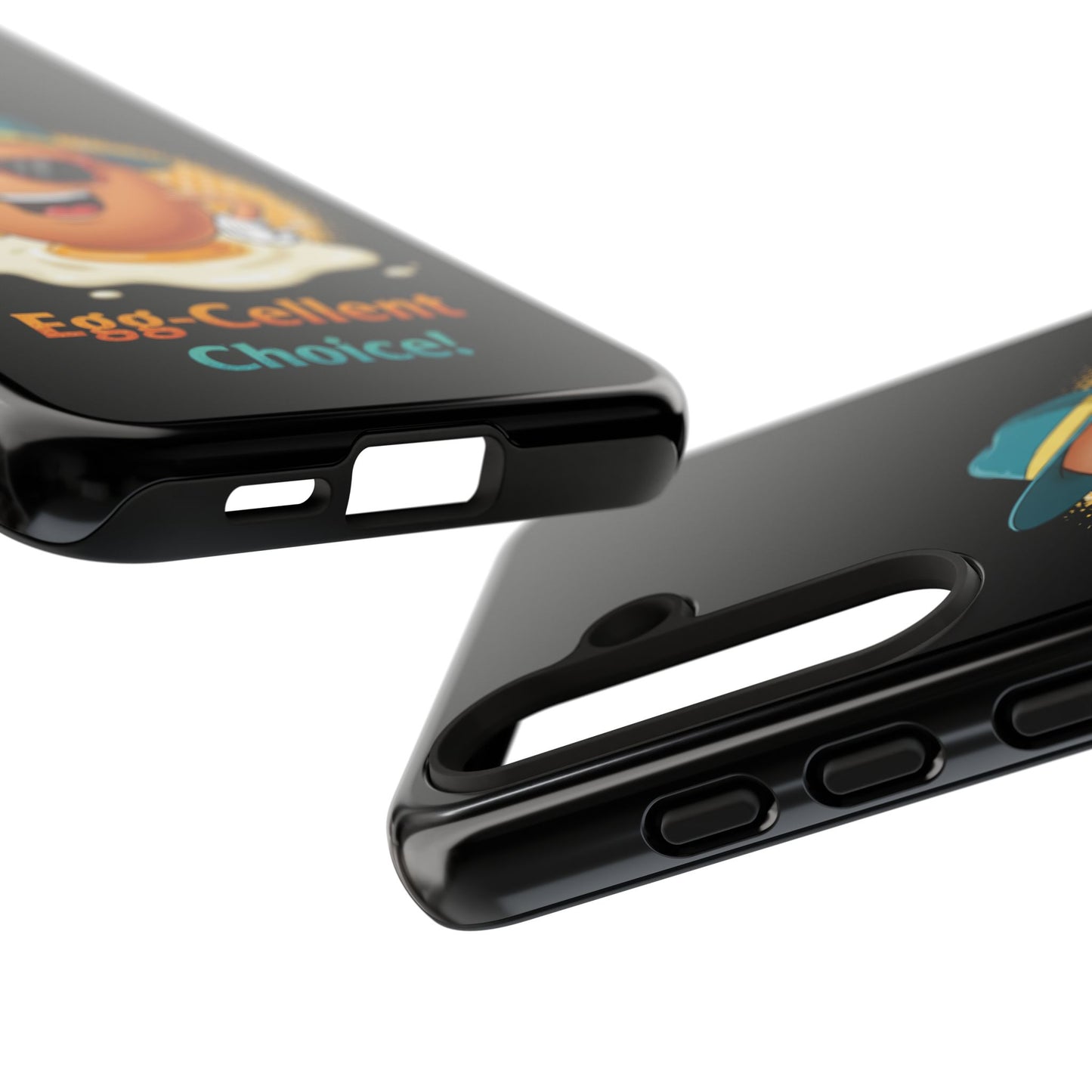 Samsung Phone Case - Egg-Cellent Choice Pun Design