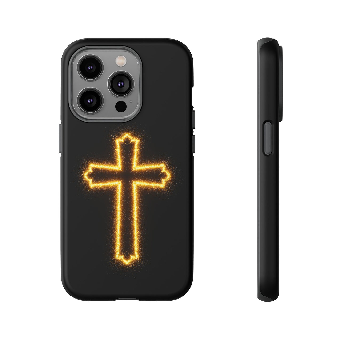 Glowing Cross Phone Case - Faith-Inspired Tough Cases
