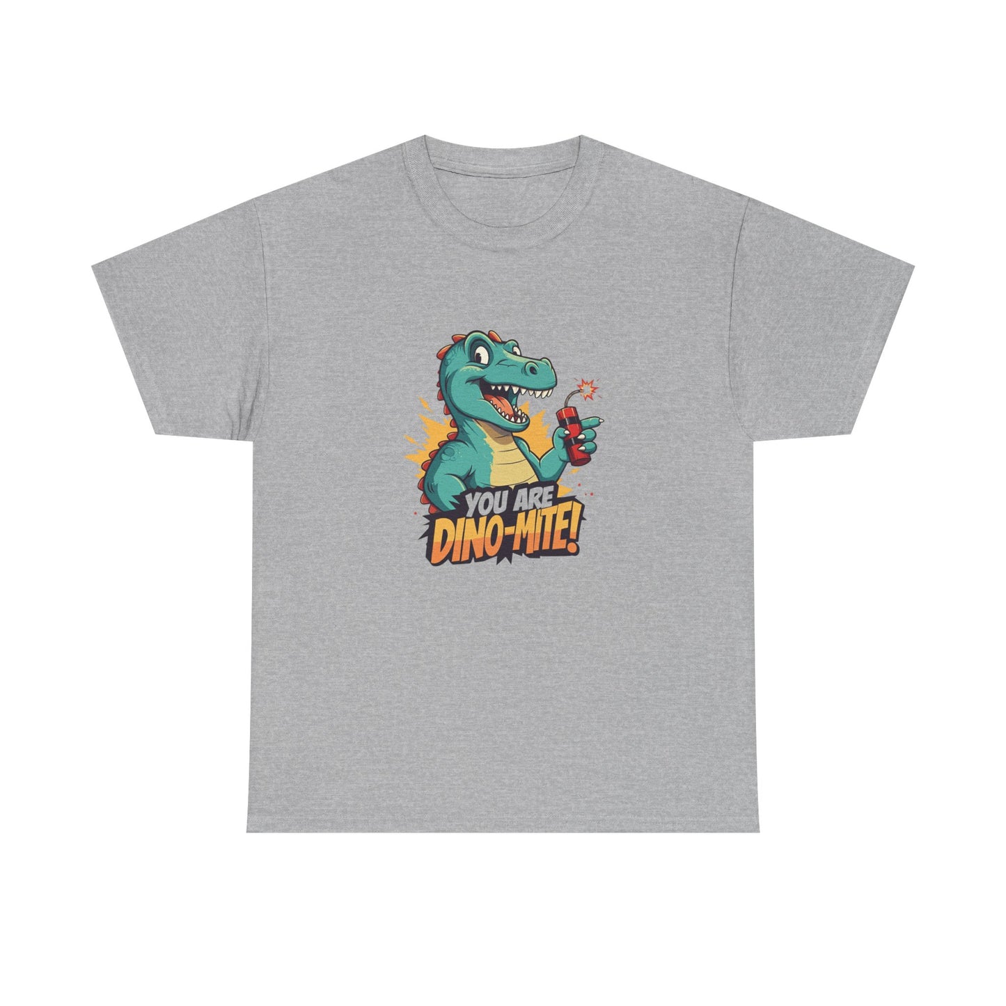 You Are Dino-Mite T-Shirt – Funny Dinosaur Graphic Tee | Cute T-Rex Shirt for Kids & Adults | Unisex Dino Lover Gift | Explosion Design