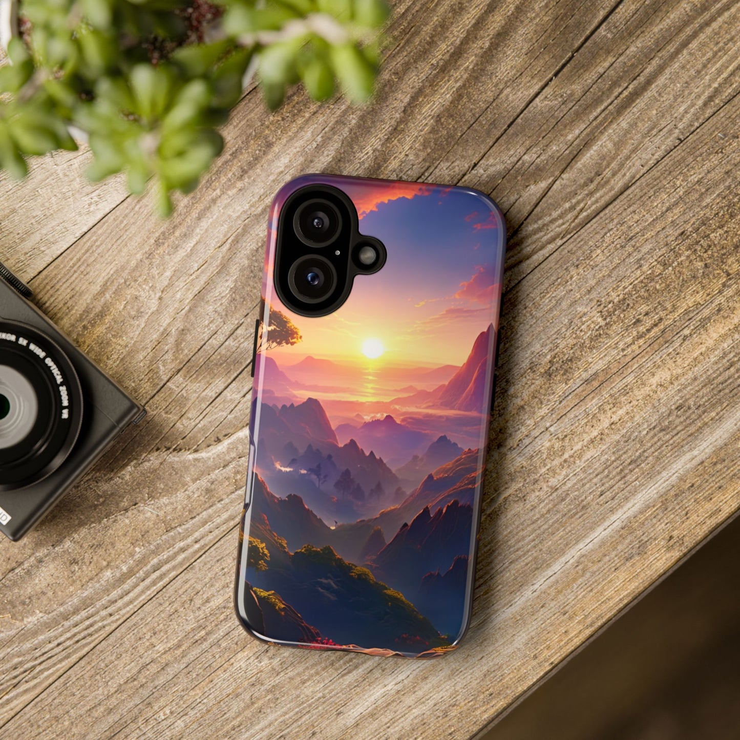 iPhone Tough Case - Artistic Sunset Landscape
