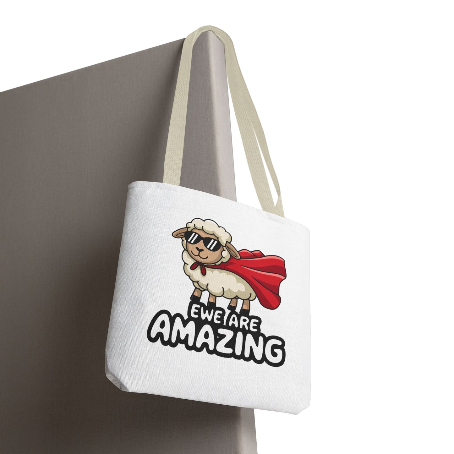 Sheep Tote Bag - Ewe Are Amazing Inspirational Bag Everyday Tote Funny Bag