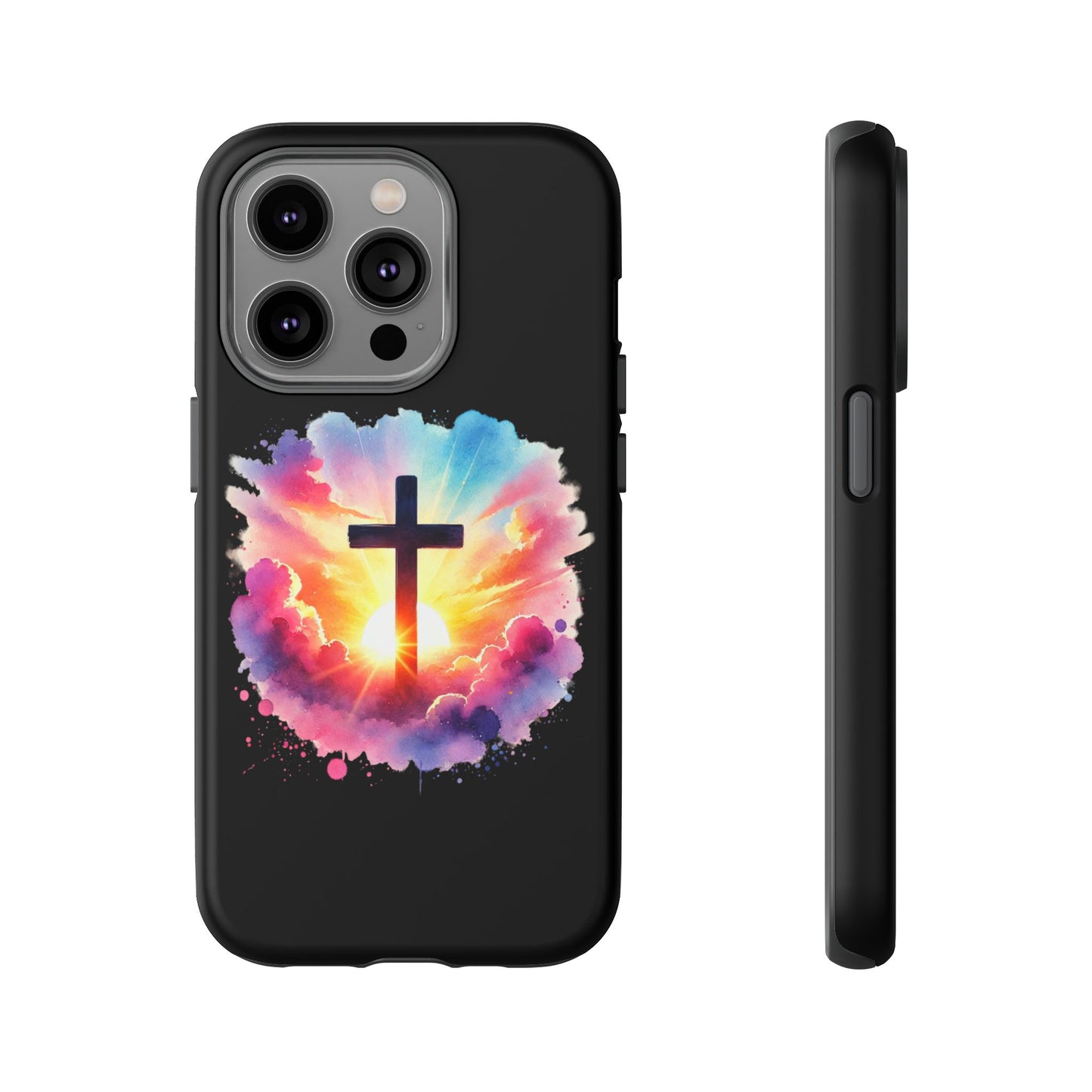 Inspirational Cross iPhone Case Christian Phone Case Easter iPhone Case Faith Based Case Easter iPhone Case