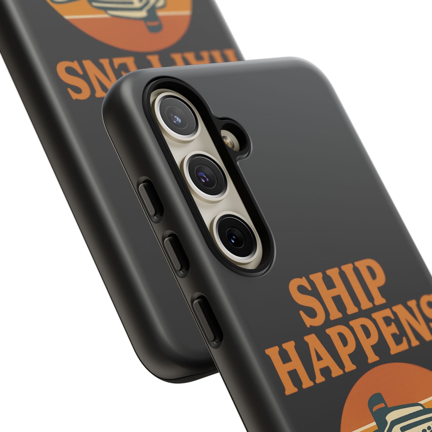 Samsung Case - Ship Happens Sunset Cruise Ship Nautical Phone Case Travel Accessory Gift for Travel Lovers Cruise Case