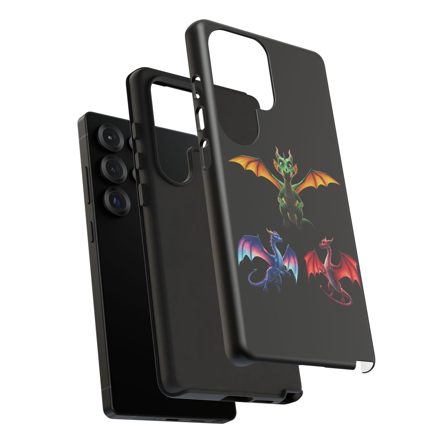 Protective Dragon Phone Case for Samsung Galaxy - Fantasy Art Durable Cover - Bookish Mythical Gift for Teens & Adults Twilight Aesthetic