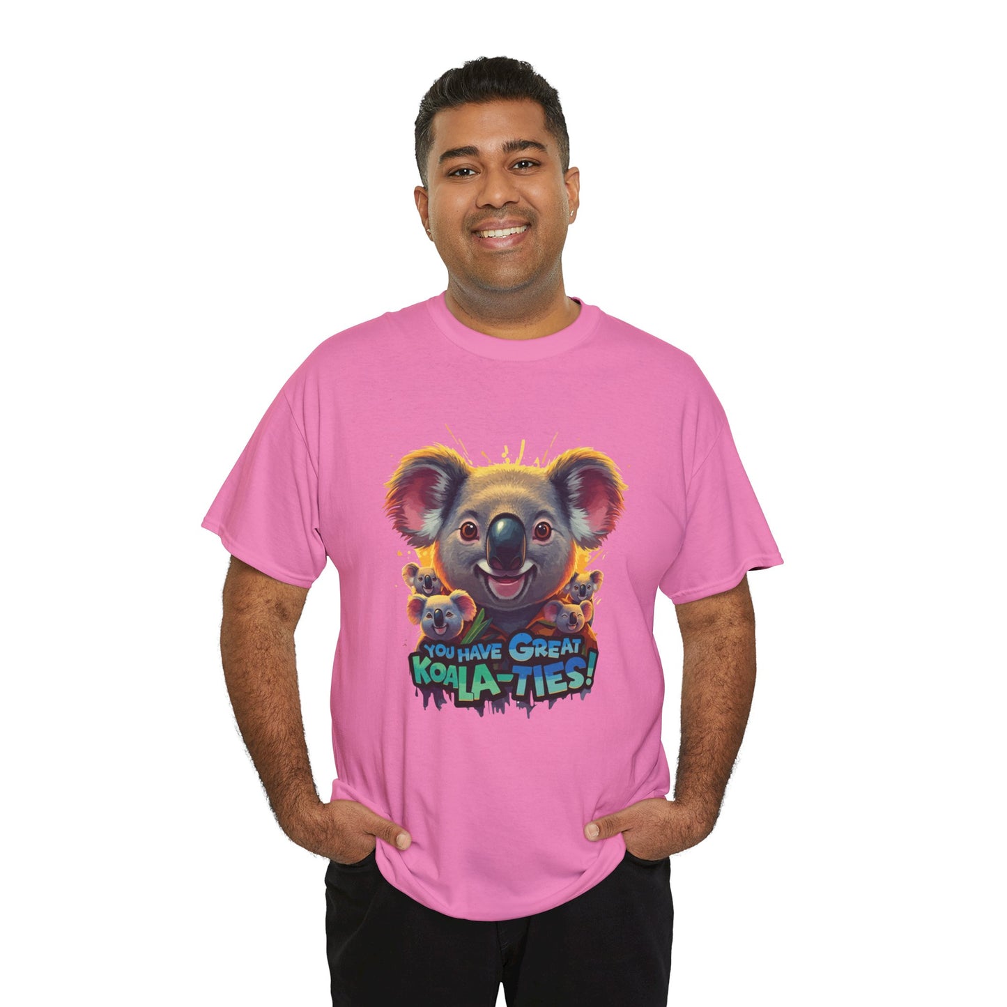 You Have Great Koala‑ties Tee – Cute Koala Pun T‑Shirt, Animal Lover Gift, Funny Wildlife Graphic, Unisex Casual Tee