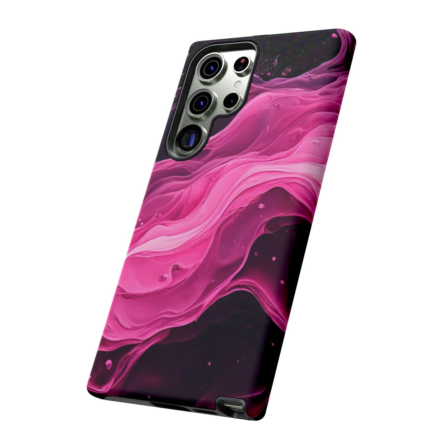 Samsung Galaxy Pink Paint Splash phone cover