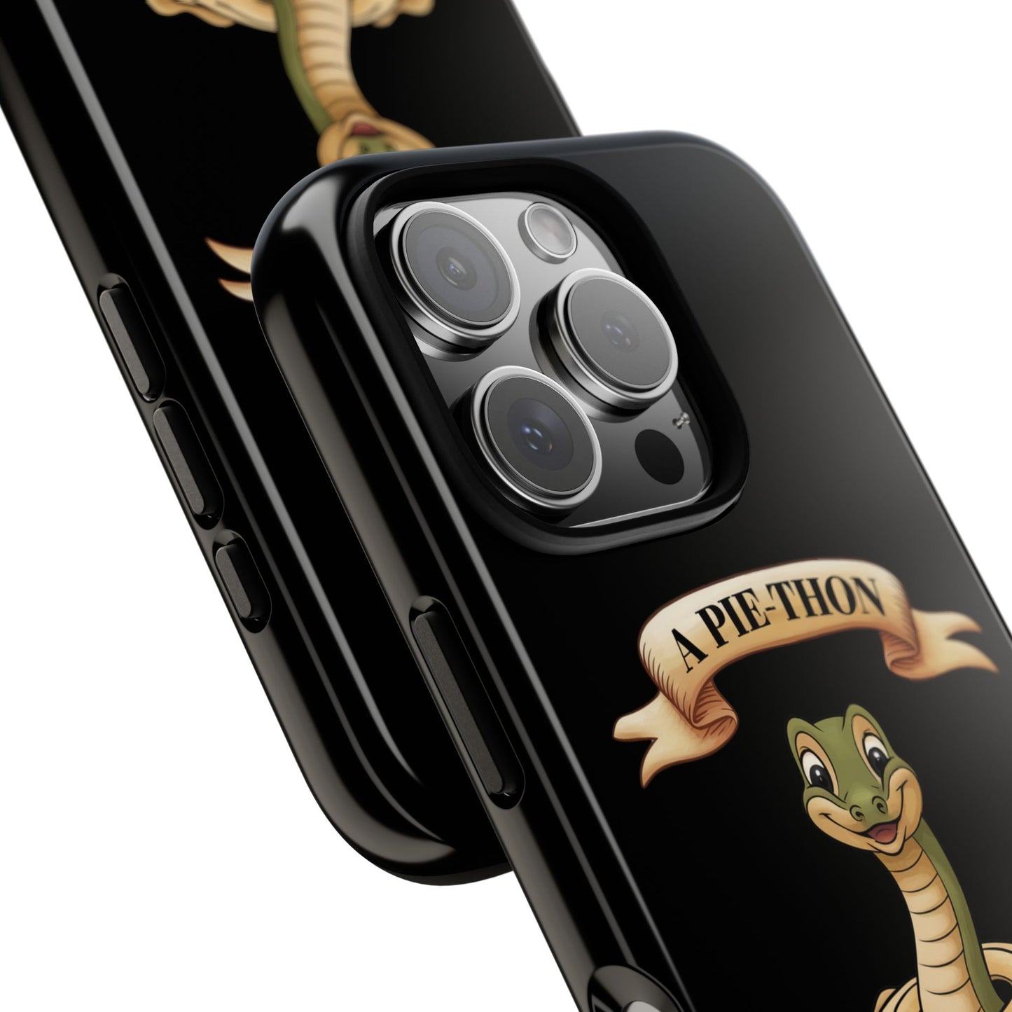 iPhone Case - 'Pie-Thon' Snake Pie Funny Tough Case