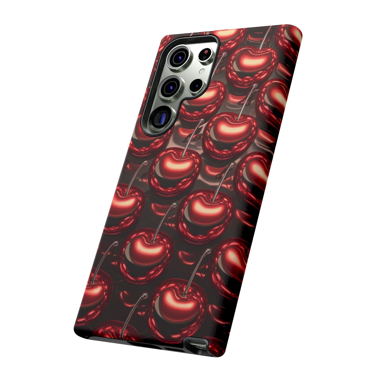 Phone Case - Shiny Cherries Design for Samsung Galaxy