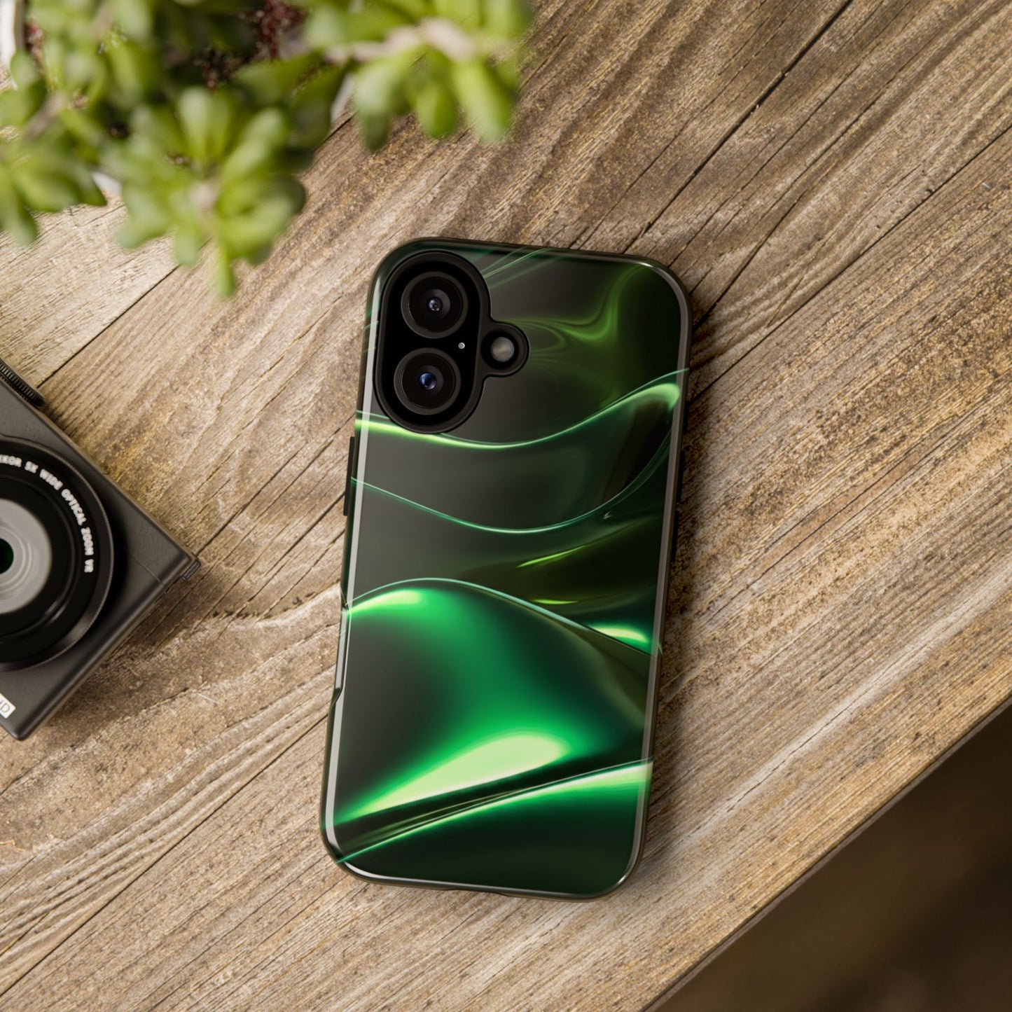 iPhone Case - Fluid Metallic Design