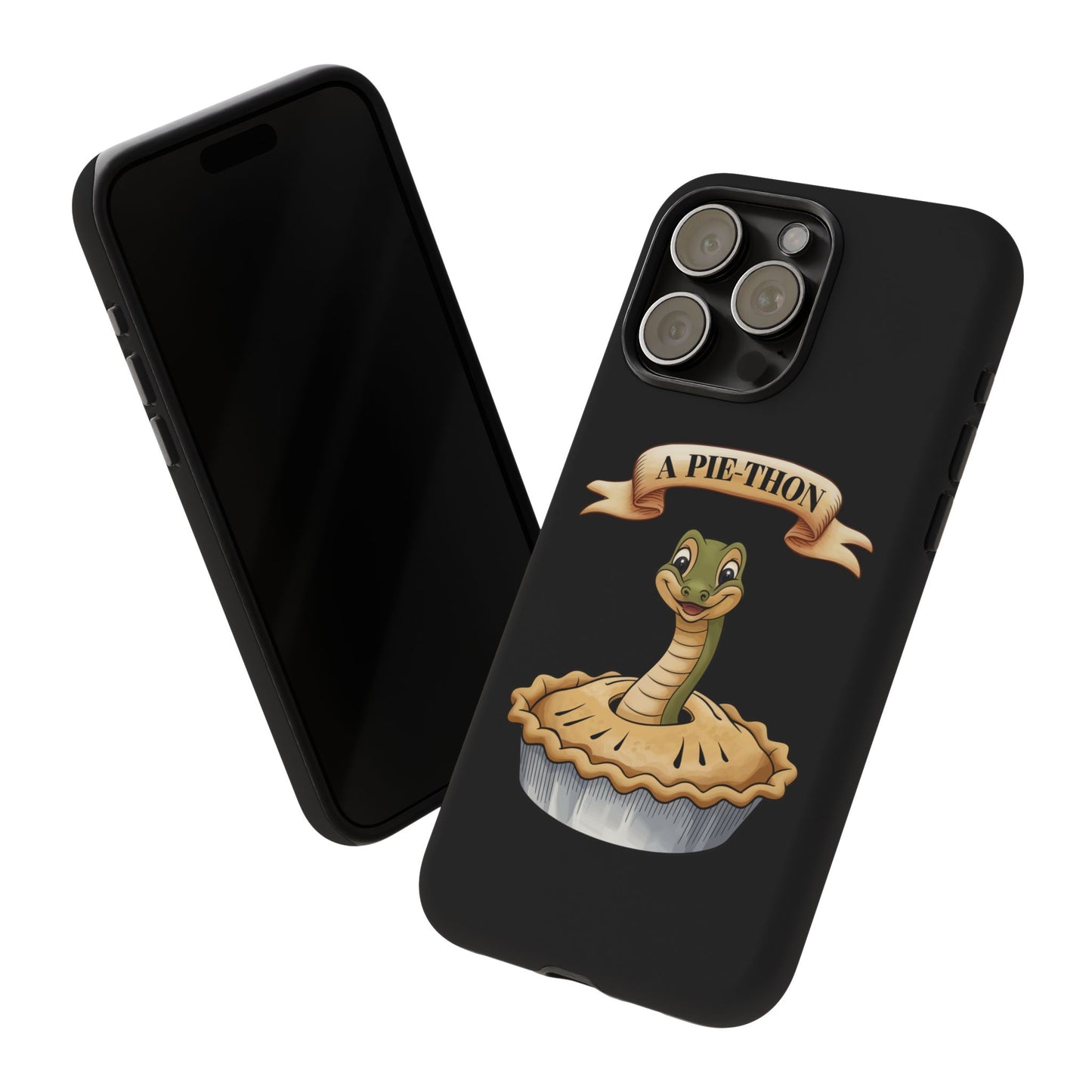 iPhone Case - 'Pie-Thon' Snake Pie Funny Tough Case