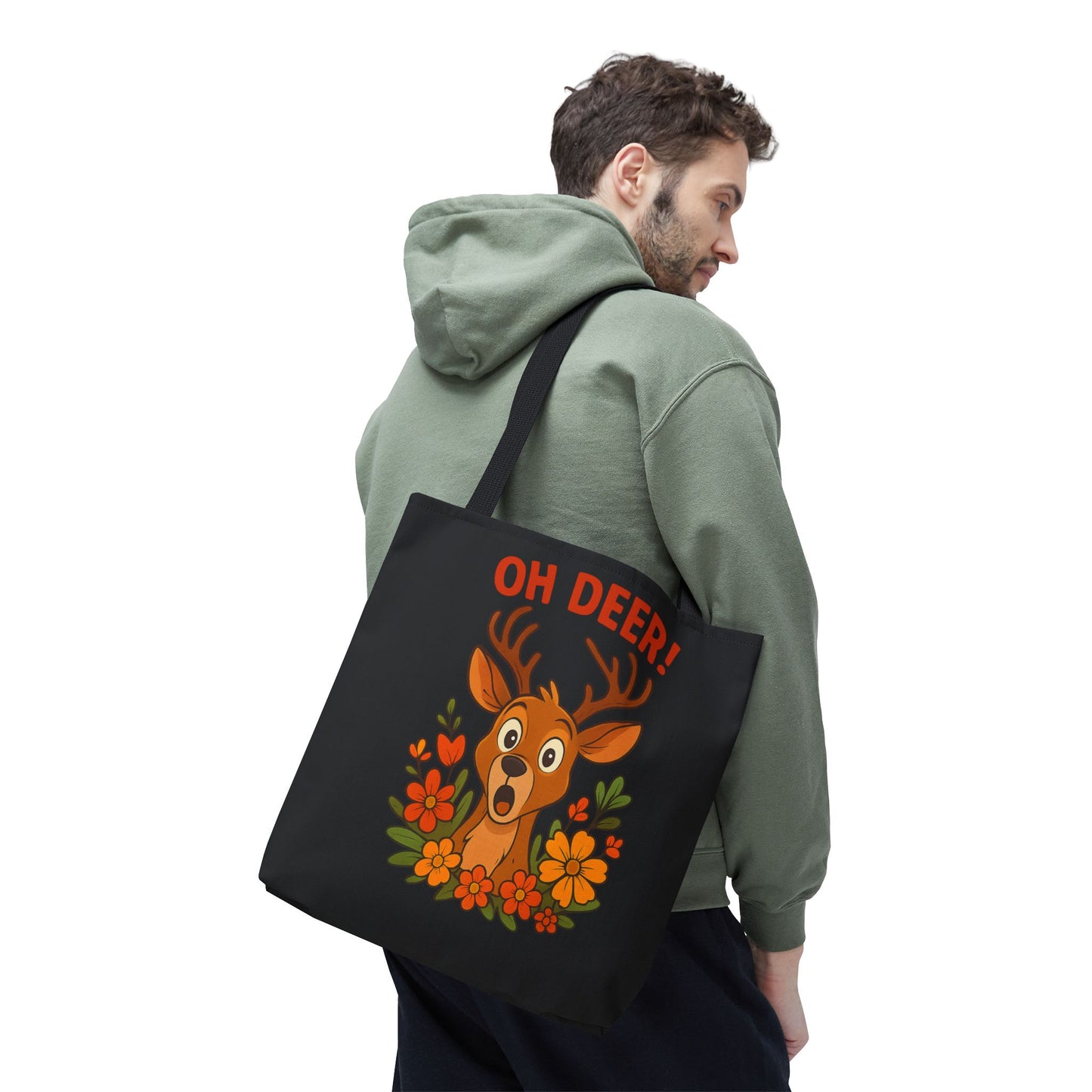 Oh Deer Tote Bag Wildlife Bag Deer Tote Nature Bag Grocery Bag Reusable Tote