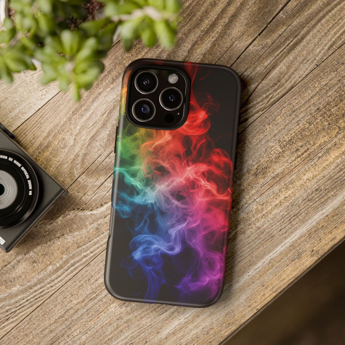 iPhone Case - Colorful Smoke Design