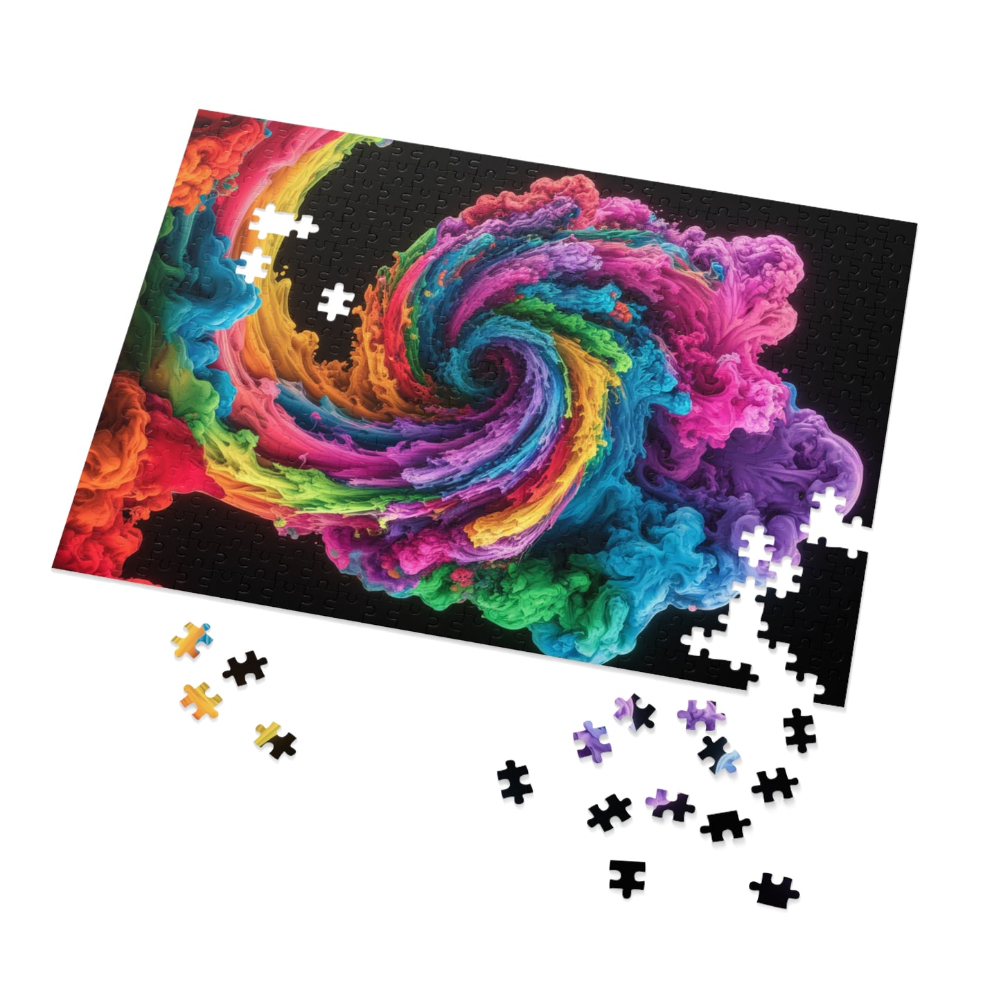 Jigsaw Puzzle - Colorful Swirl Design