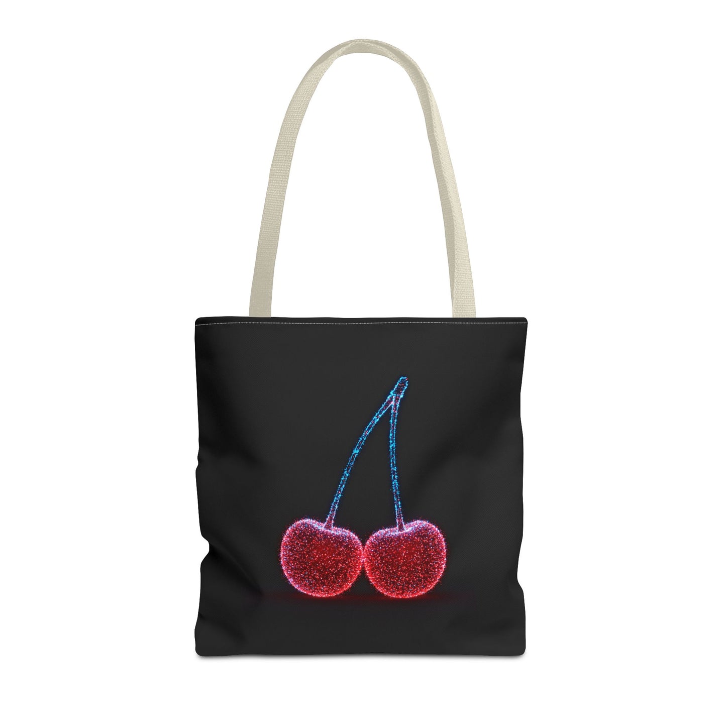Sparkling Cherry Tote Bag Reusable Bag Shopping Bag Cherry Bag Reusable Tote