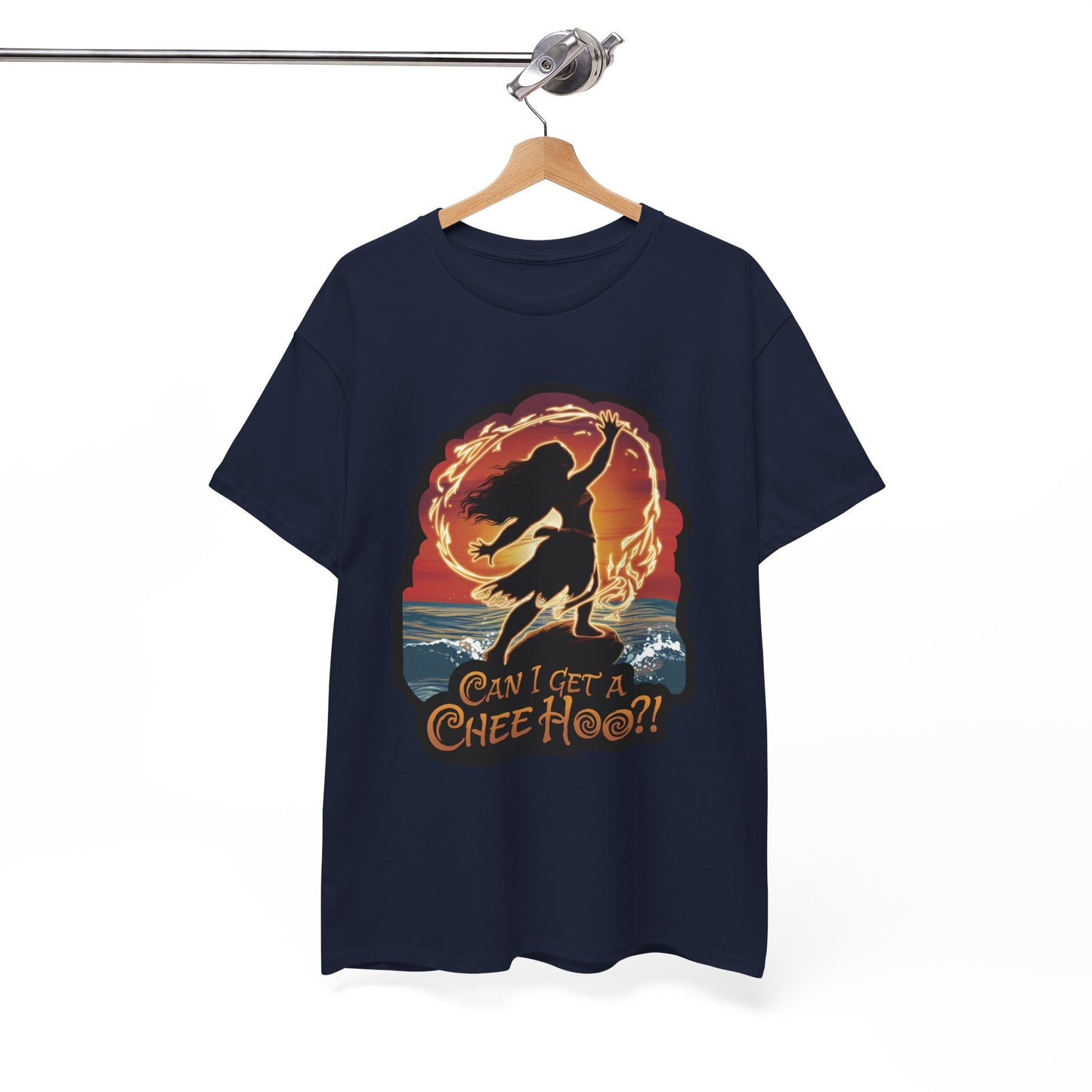 Can I Get a Chee Hoo Shirt – Hawaiian Island Vibes Tee – Hula Dancer Sunset Graphic T-Shirt – Polynesian Luau Party Unisex Top