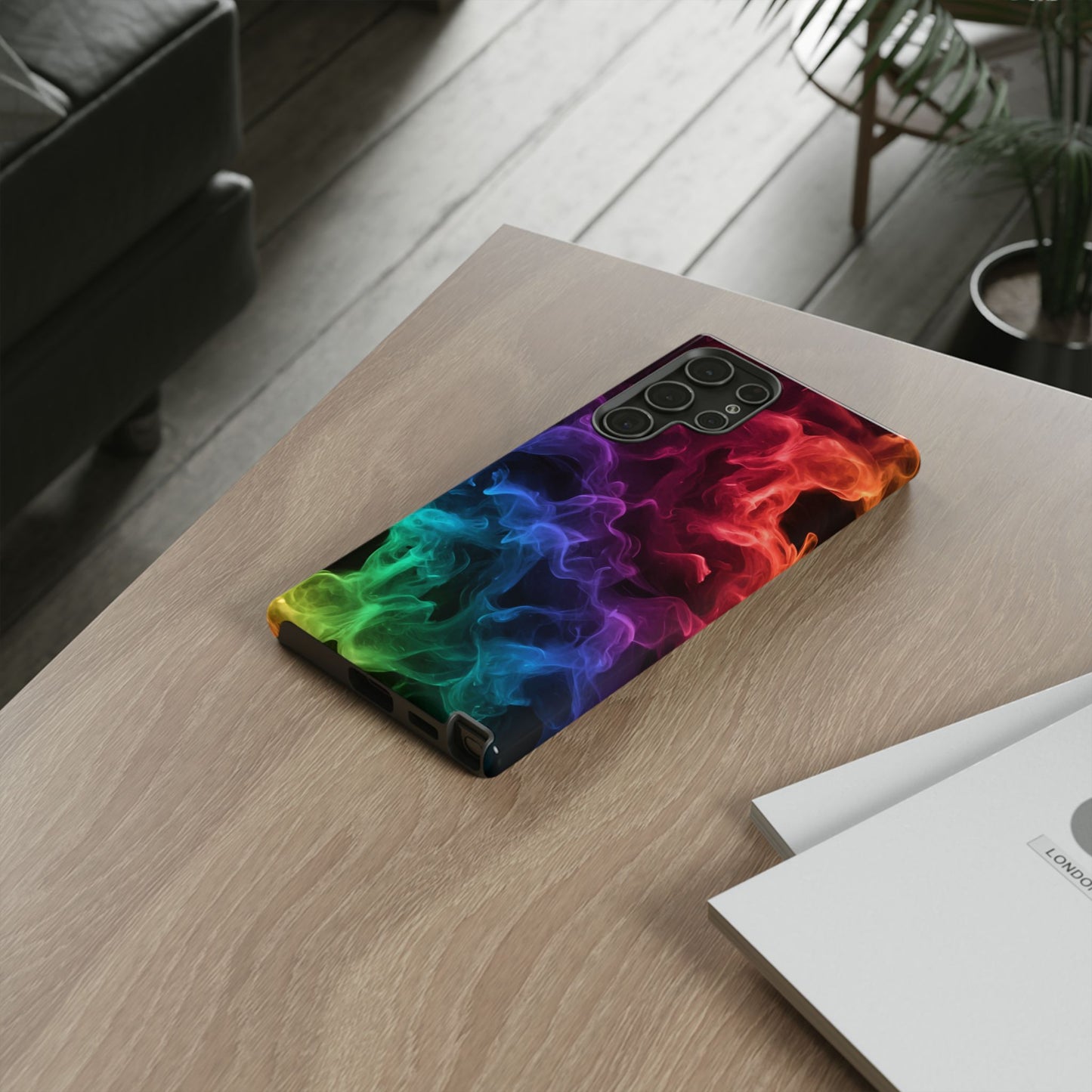Samsung Tough Case - Colorful Smoke Design