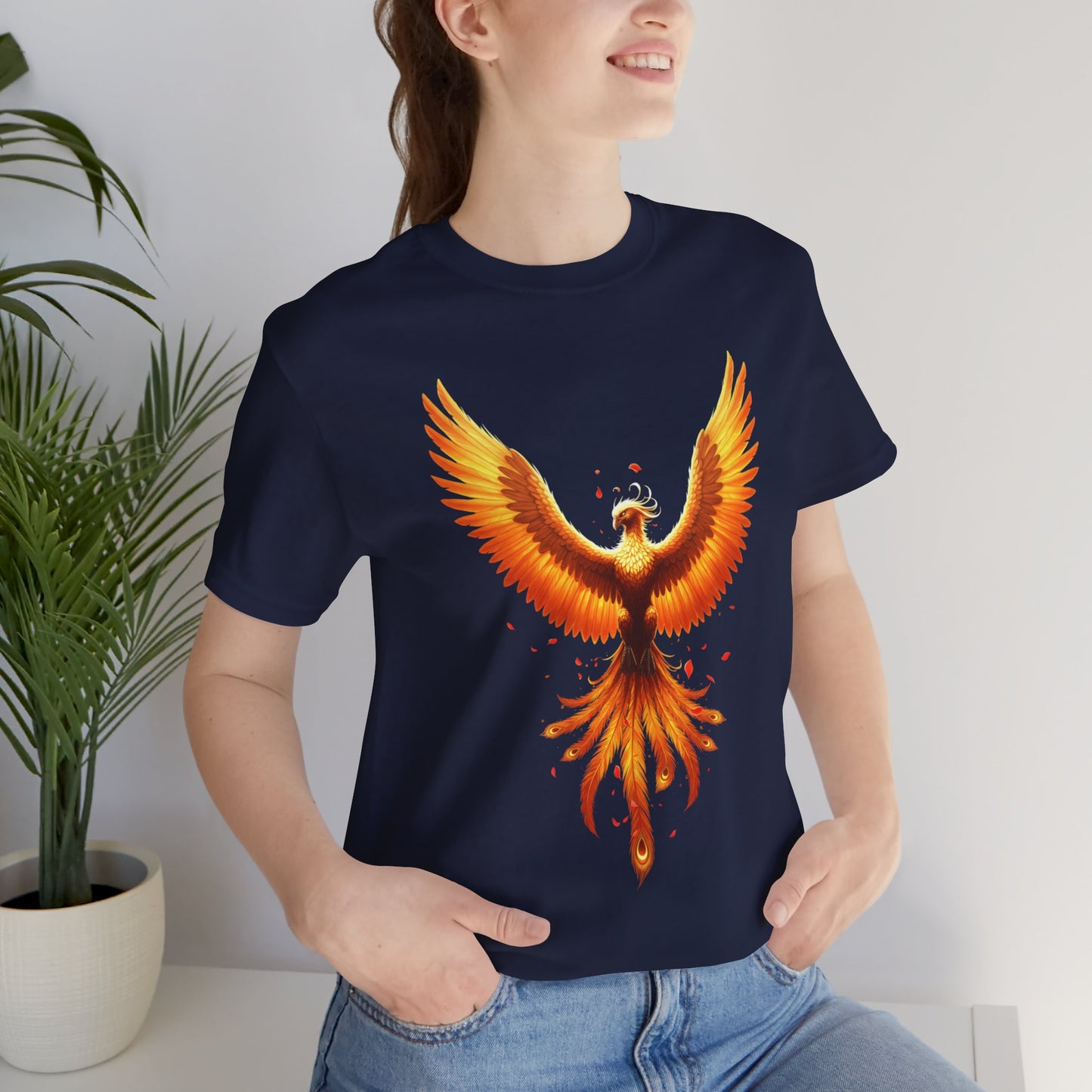 Phoenix Rising Shirt • Fiery Phoenix Graphic Tee • Rebirth Transformation Myth Shirt • Firebird Art Tee • Unisex Gift Tee XS‑5XL
