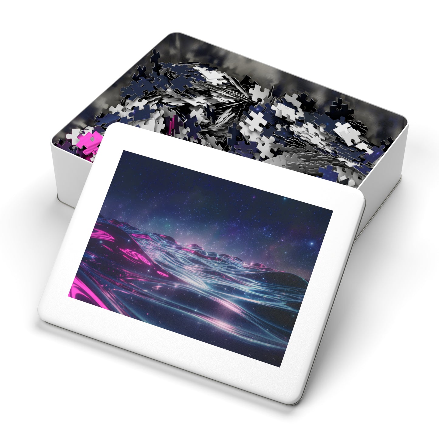 Jigsaw Puzzle: Galactic Ocean Night Sky