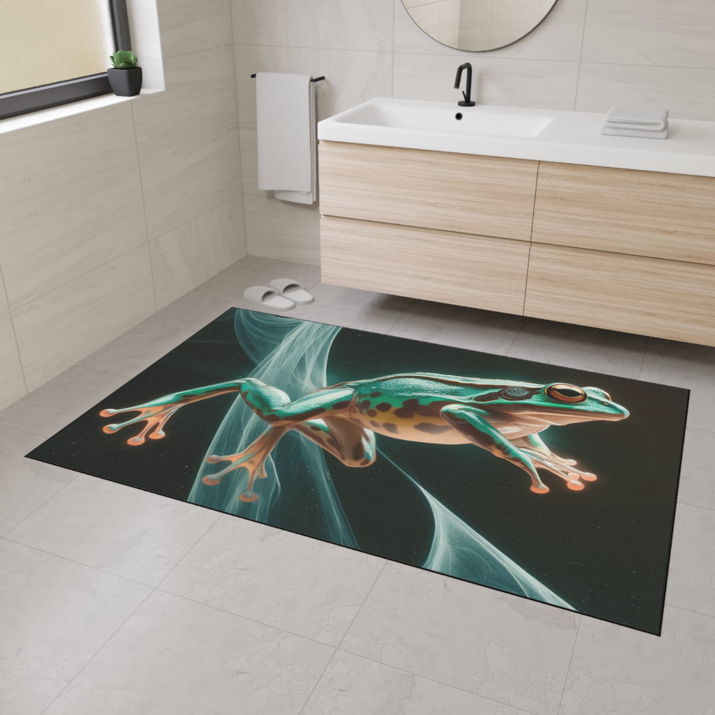 Floor Mat - Fun Frog Design