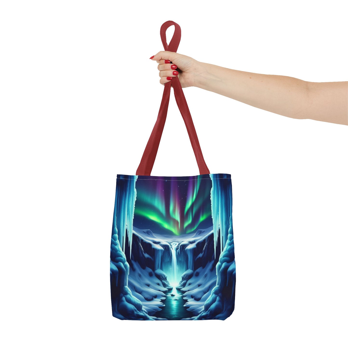 Icy Landscape Tote Bag
