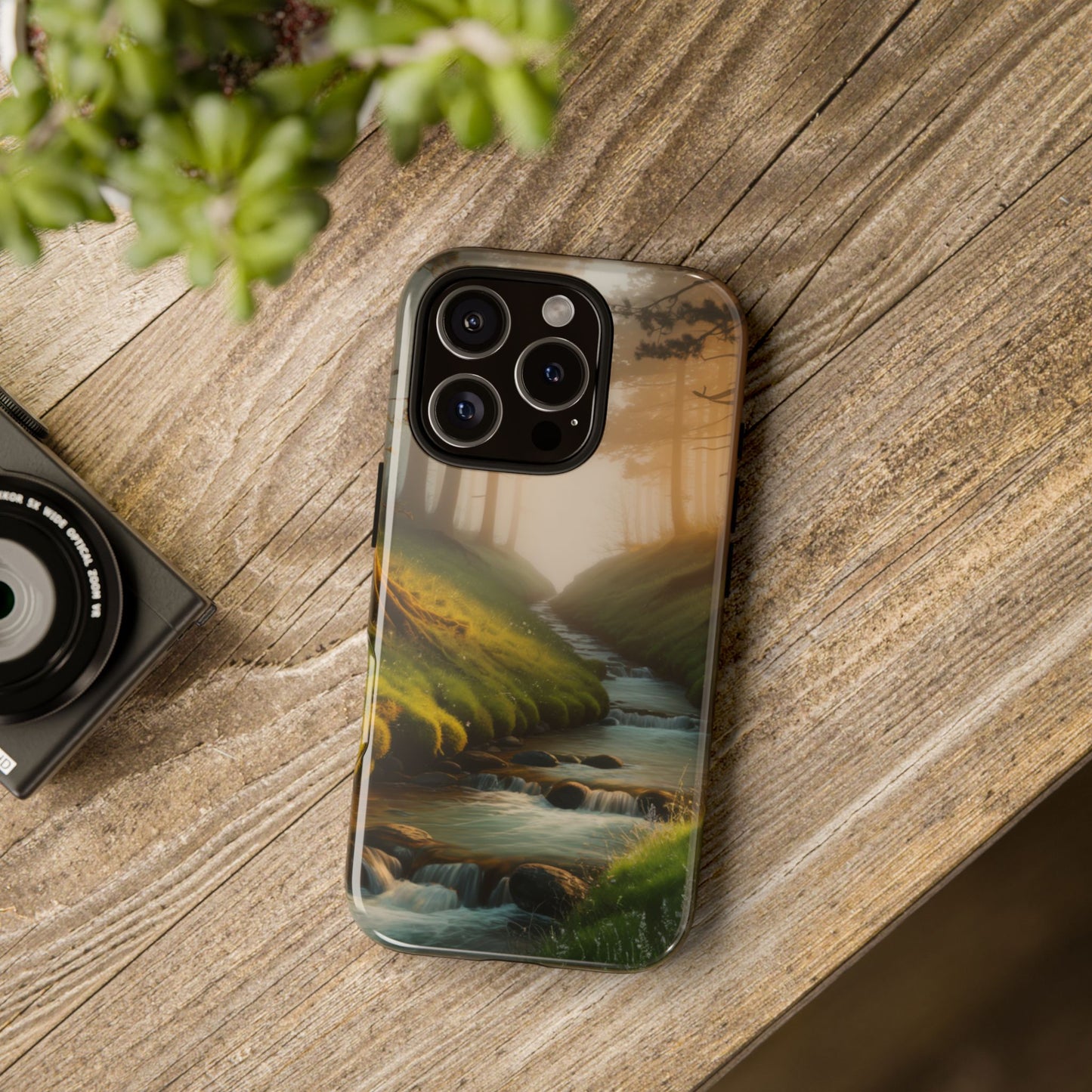 Nature Stream iPhone Case Forest Phone Case Stream iPhone Case Nature Phone Case
