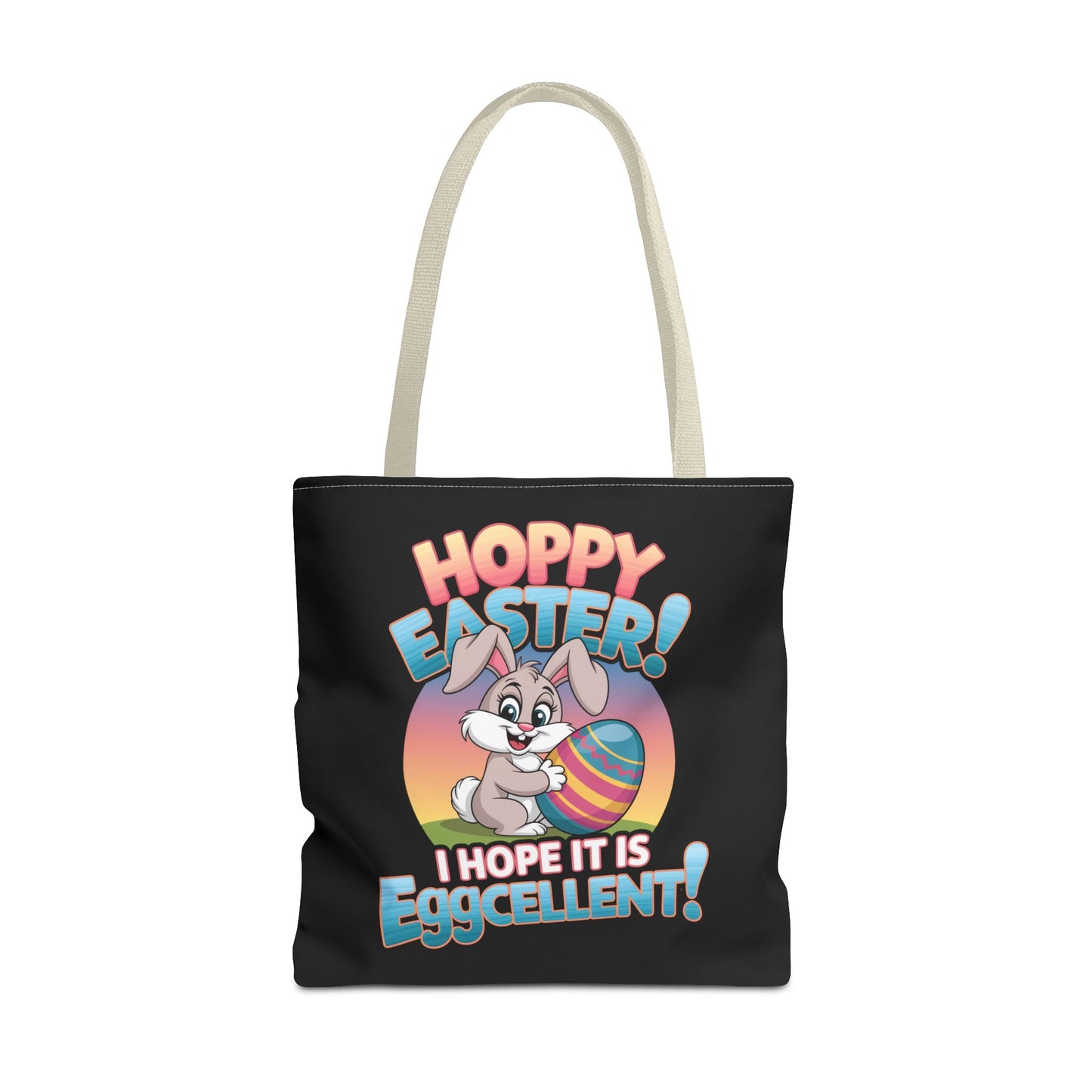 Happy Easter Tote Bag Eggcellent Bunny Design Easter Bag Easter Gift Easter Tote Accessory