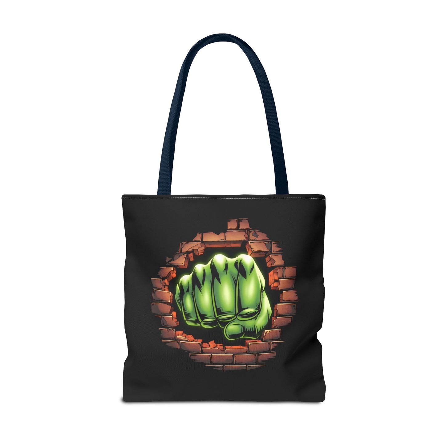 Green Fist Tote Bag, Comic Book Bag, Geeky Gift, Tote for Geeks, Reusable Bag