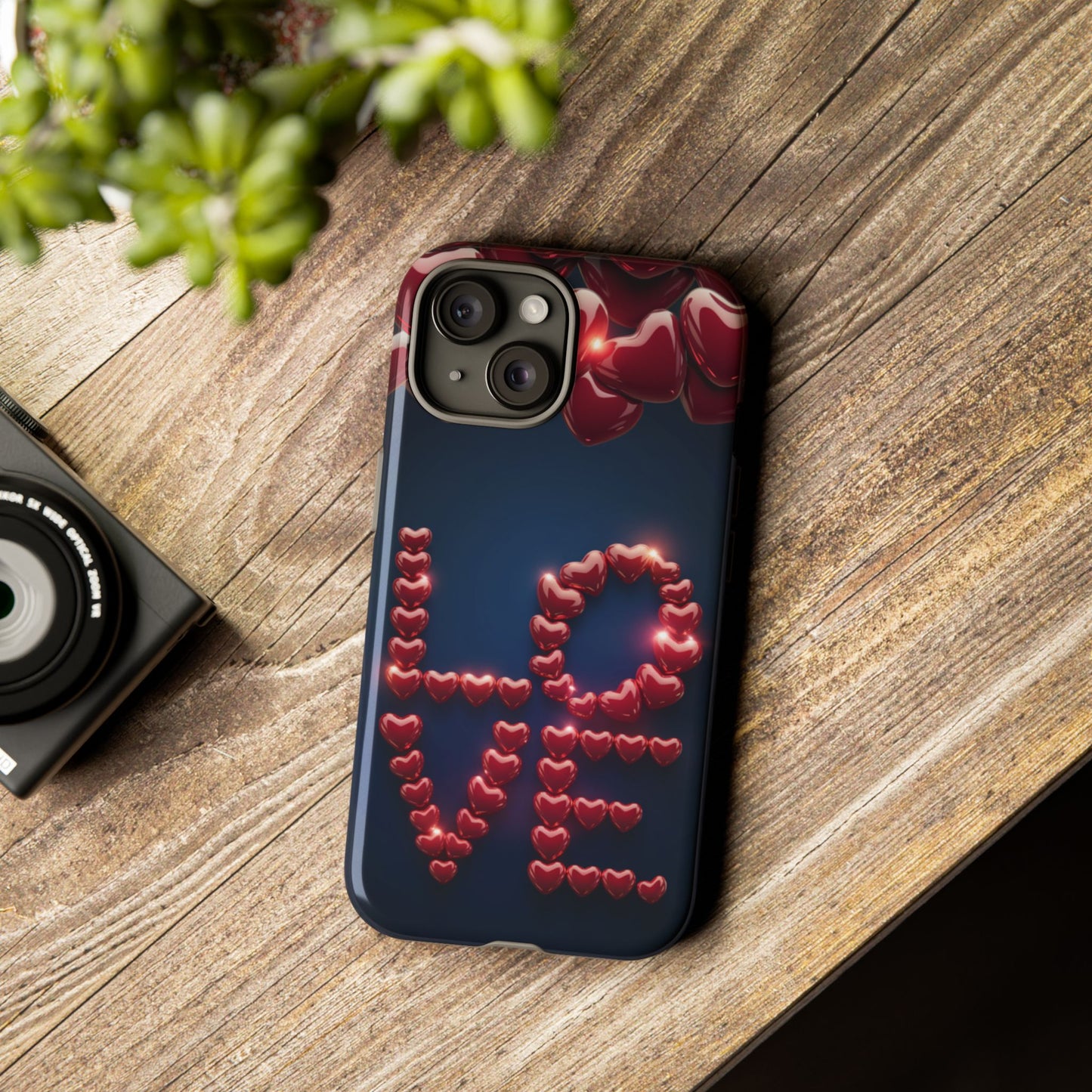iPhone Case - Love Hearts Design