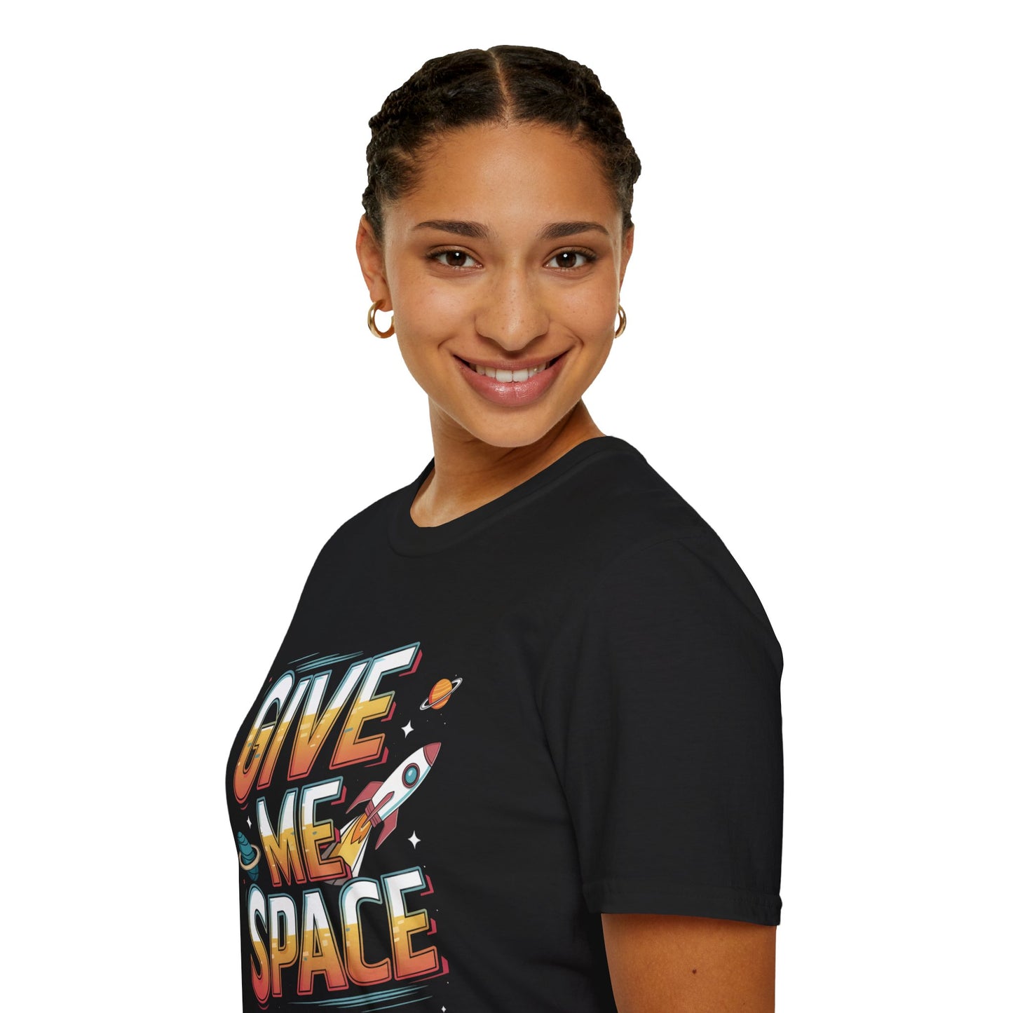 Give Me Space Shirt | Funny Space T-Shirt for Men Women | Rocket Planet Graphic Tee | Sarcastic Galaxy Shirt | Gift for Introverts