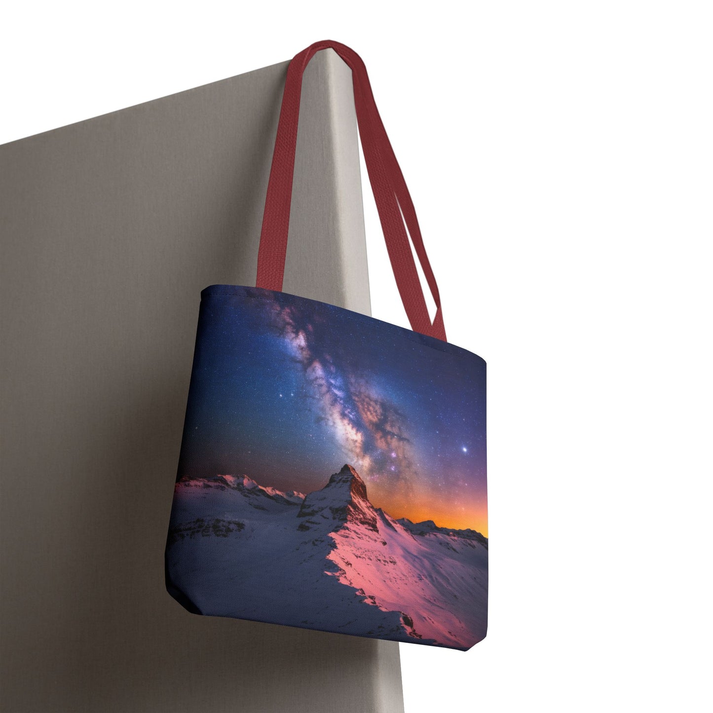 Stunning Mountain Galaxy Tote Bag - Nature Lover's Eco-Friendly Bag