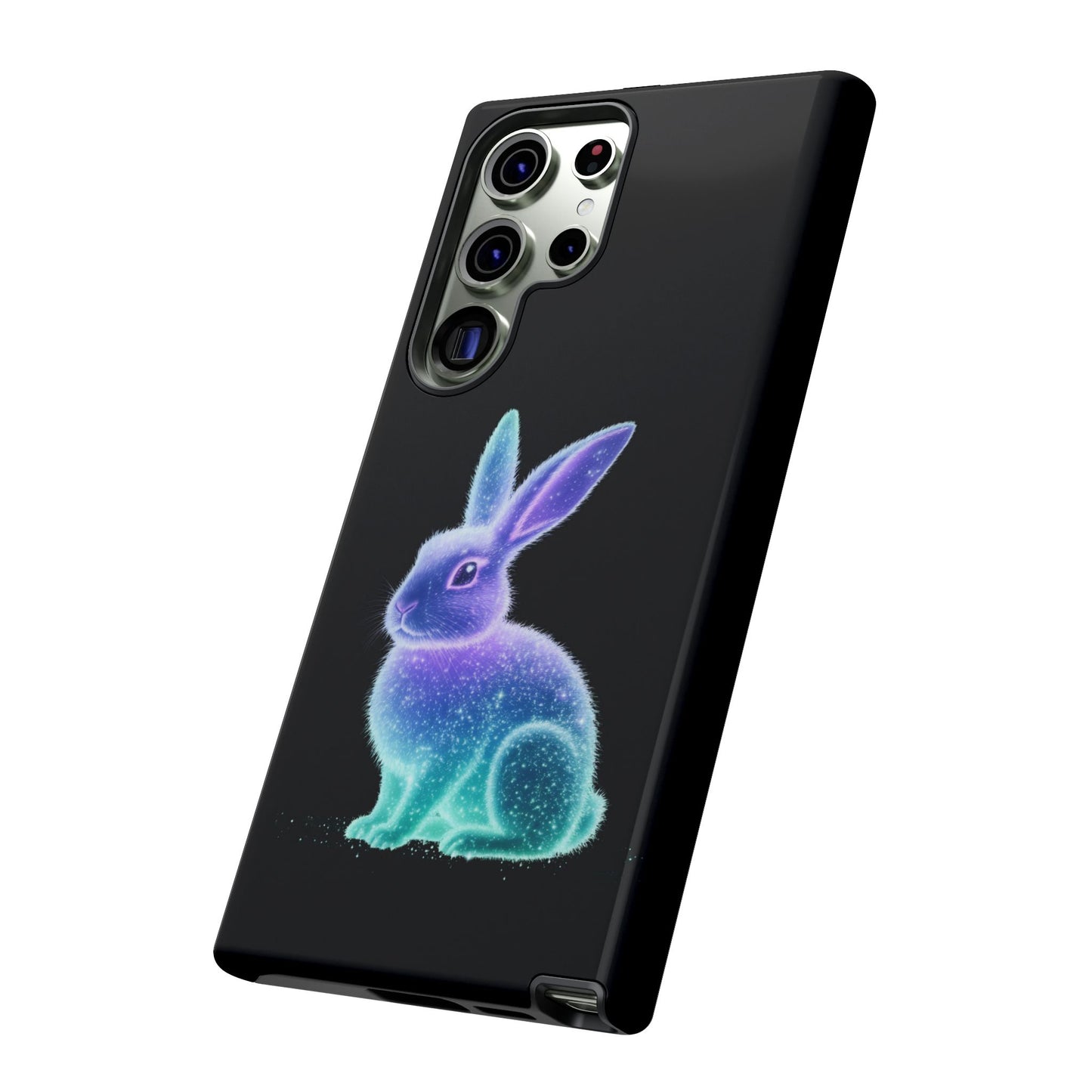 Samsung Case Bioluminescent Easter Bunny Design Easter Phone Case Easter Bunny Samsung Case Easter Accessory