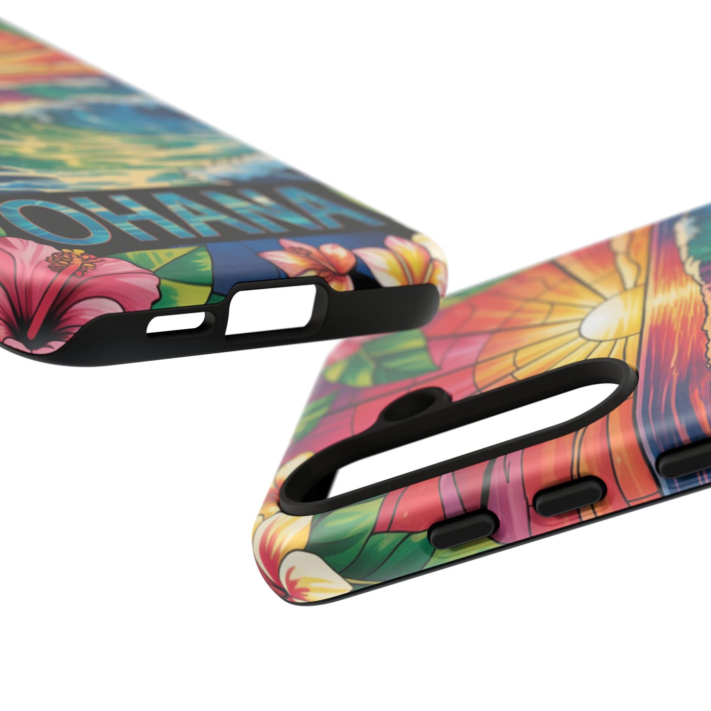 Samsung Galaxy Case Ohana Hawaiian Wave Phone Cover Sunset Tropical Beach Art Protective Case Gift for Samsung Lovers