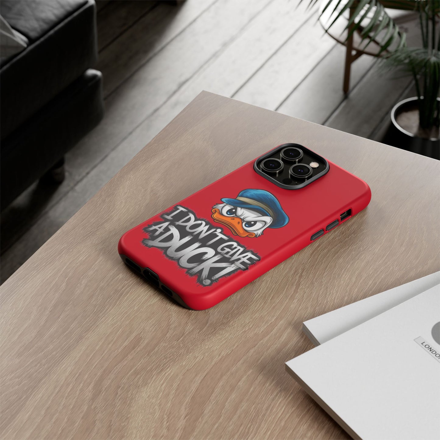 I Don't Give a Duck iPhone Case