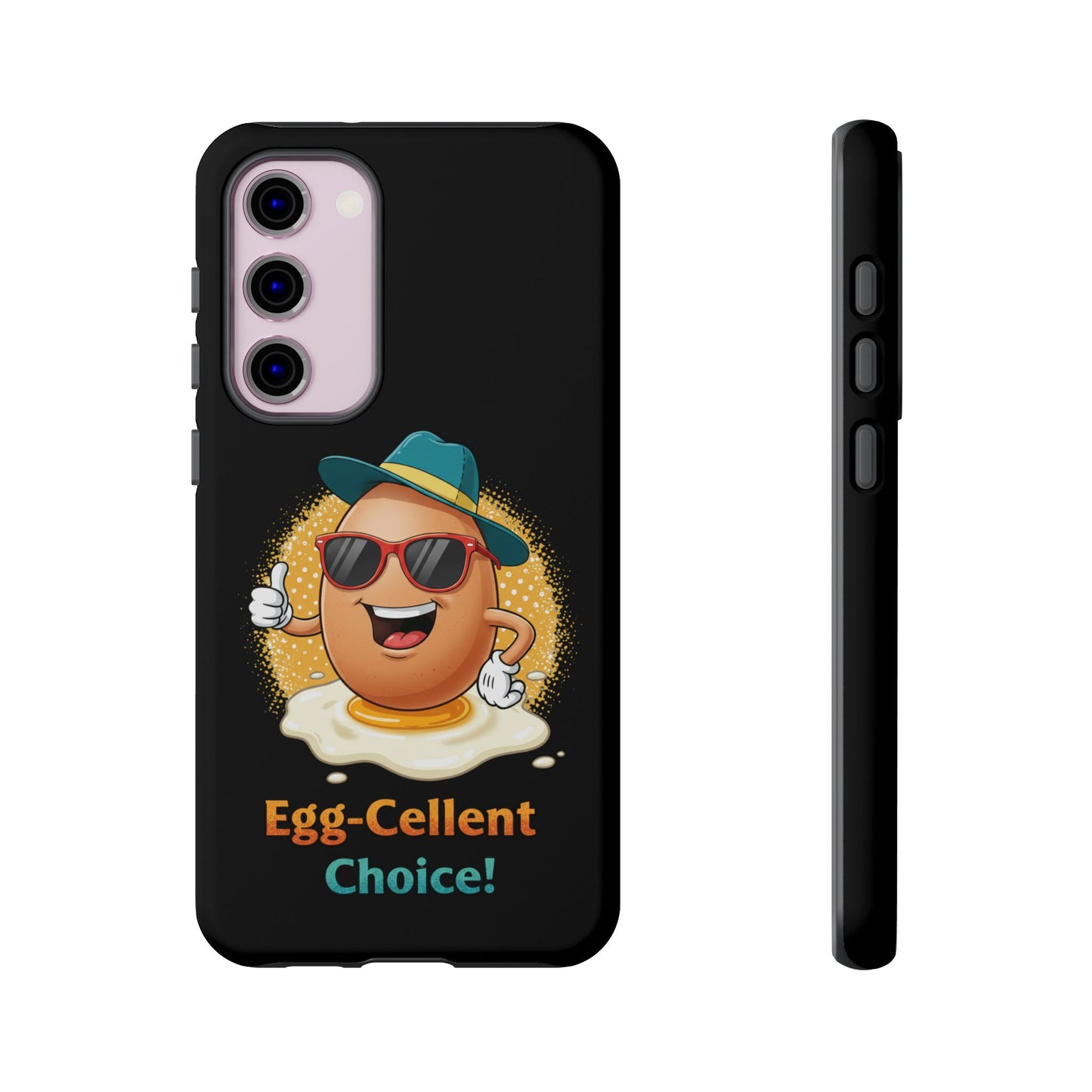 Samsung Phone Case - Egg-Cellent Choice Pun Design