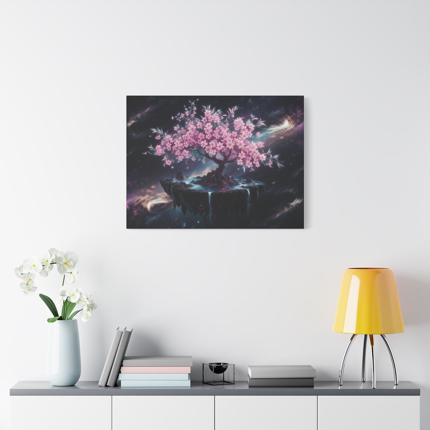 Cherry Tree Space Canvas