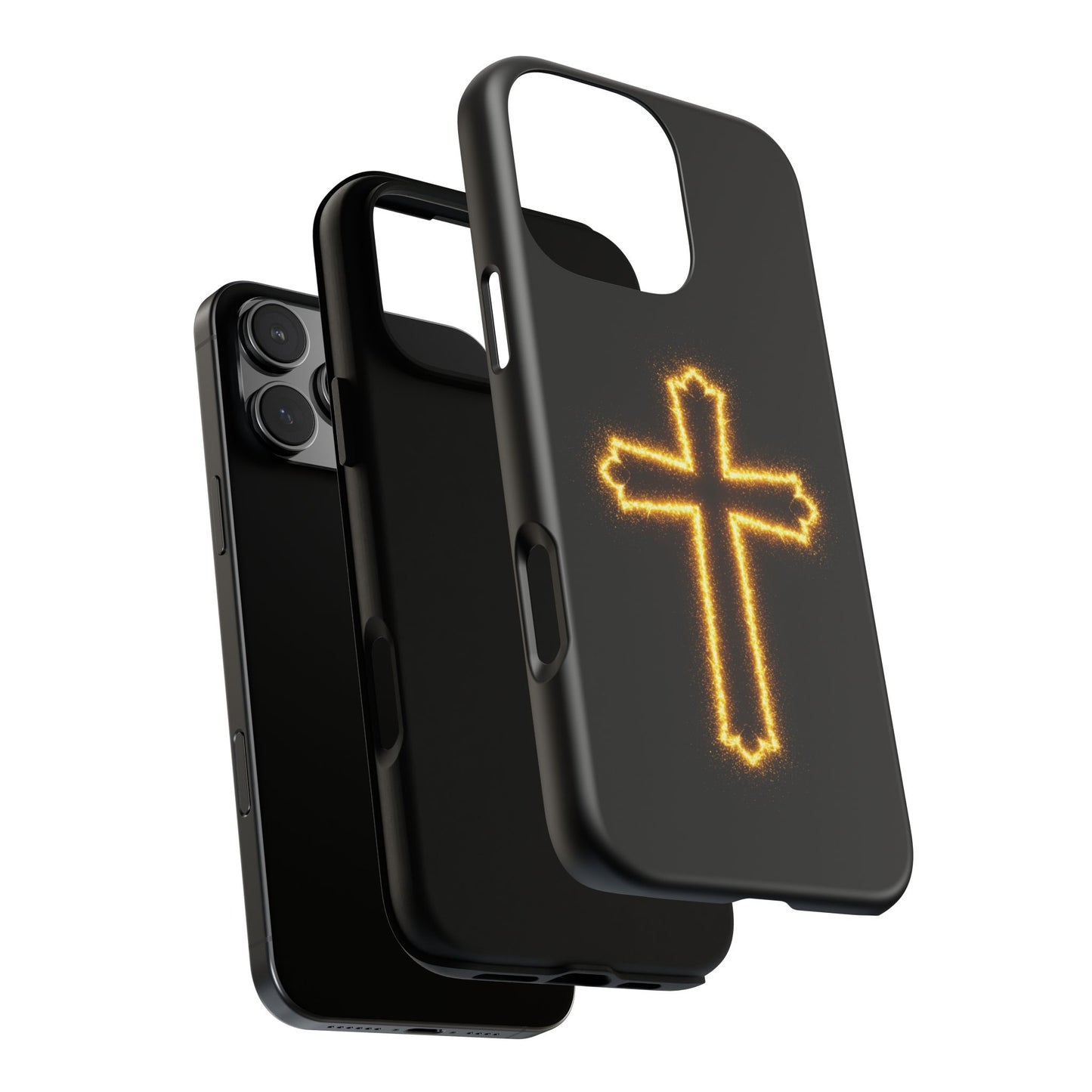 Glowing Cross Phone Case - Faith-Inspired Tough Cases