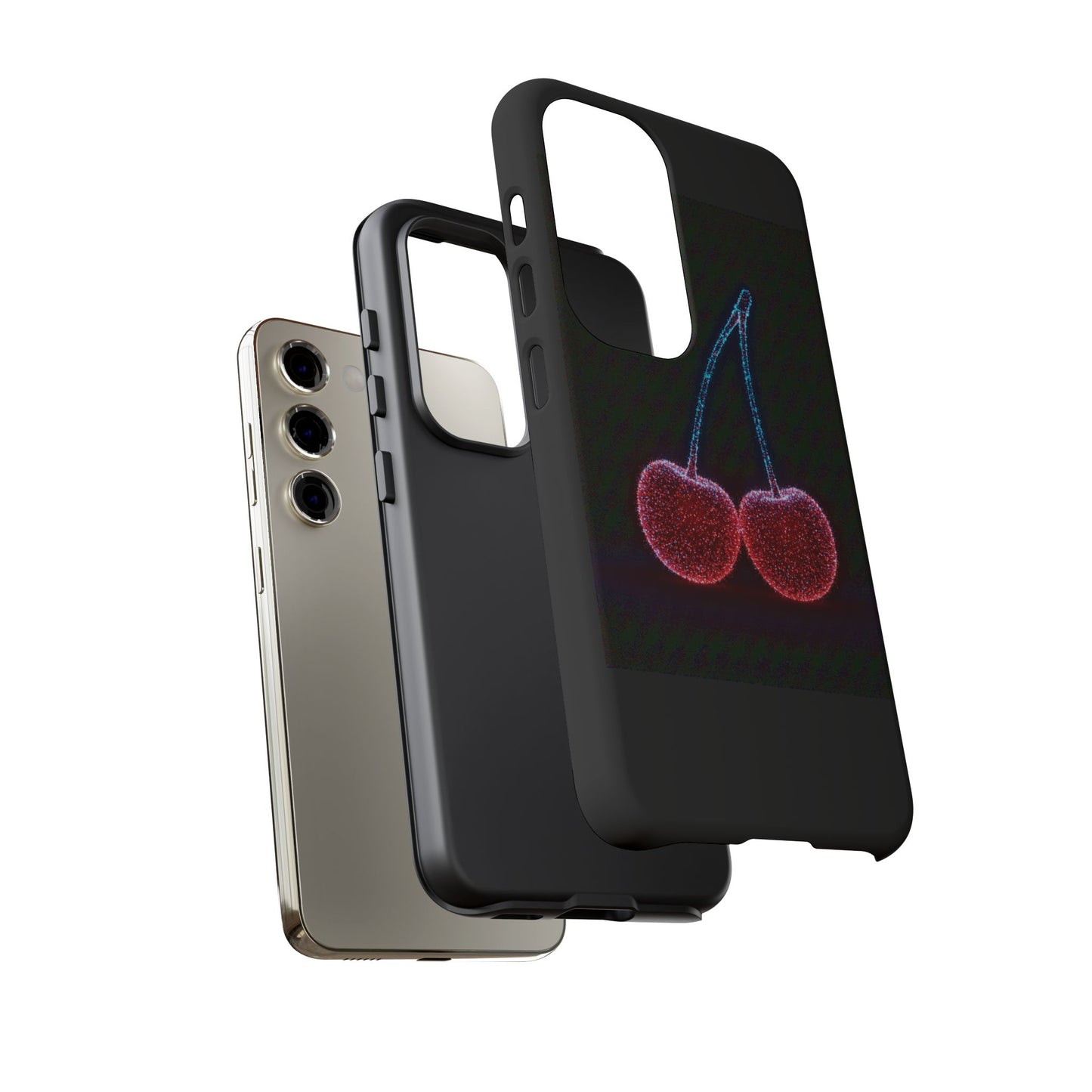 Samsung Phone Case Sparkling Cherries Phone Case Cherry Samsung Case Cherry Phone Case