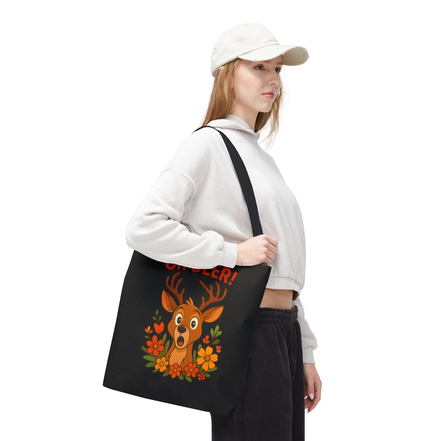 Oh Deer Tote Bag Wildlife Bag Deer Tote Nature Bag Grocery Bag Reusable Tote