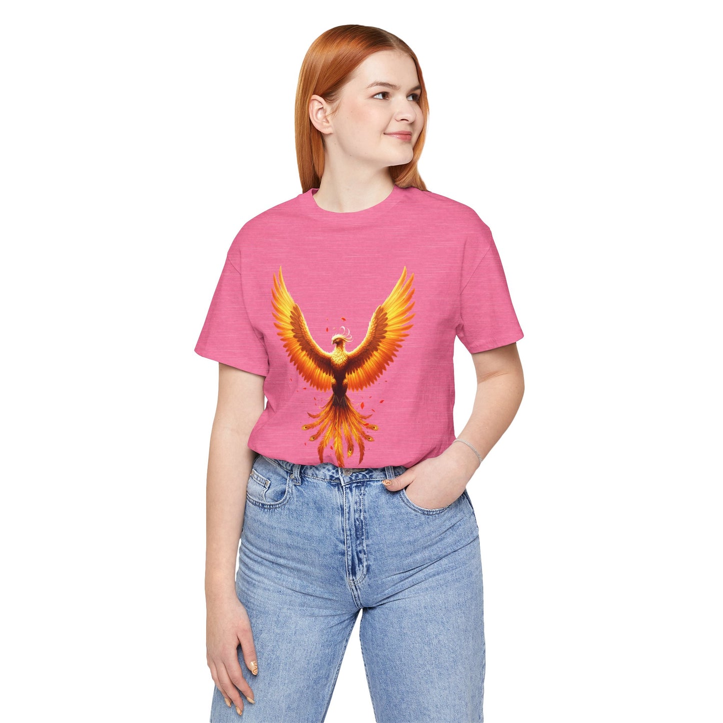 Phoenix Rising Shirt • Fiery Phoenix Graphic Tee • Rebirth Transformation Myth Shirt • Firebird Art Tee • Unisex Gift Tee XS‑5XL