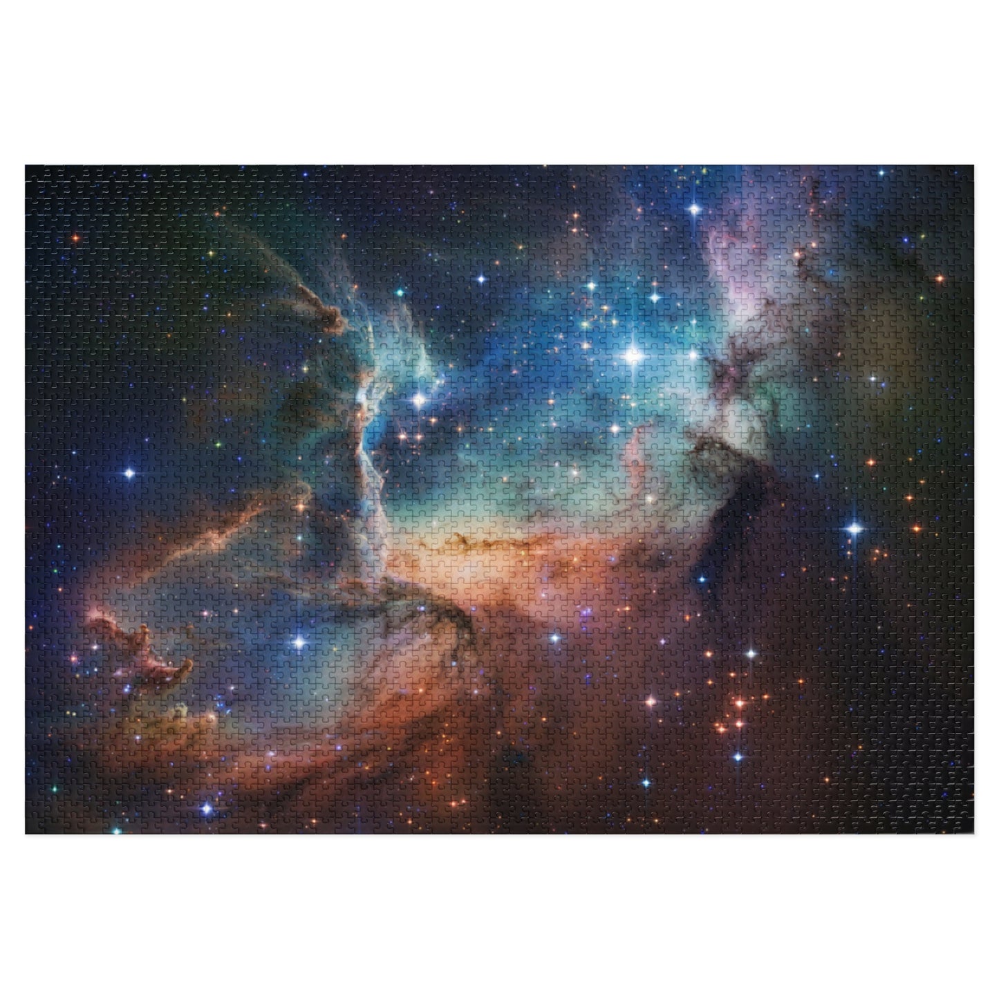 Jigsaw Puzzle Cosmic Space Art Galactic Game Star Puzzle