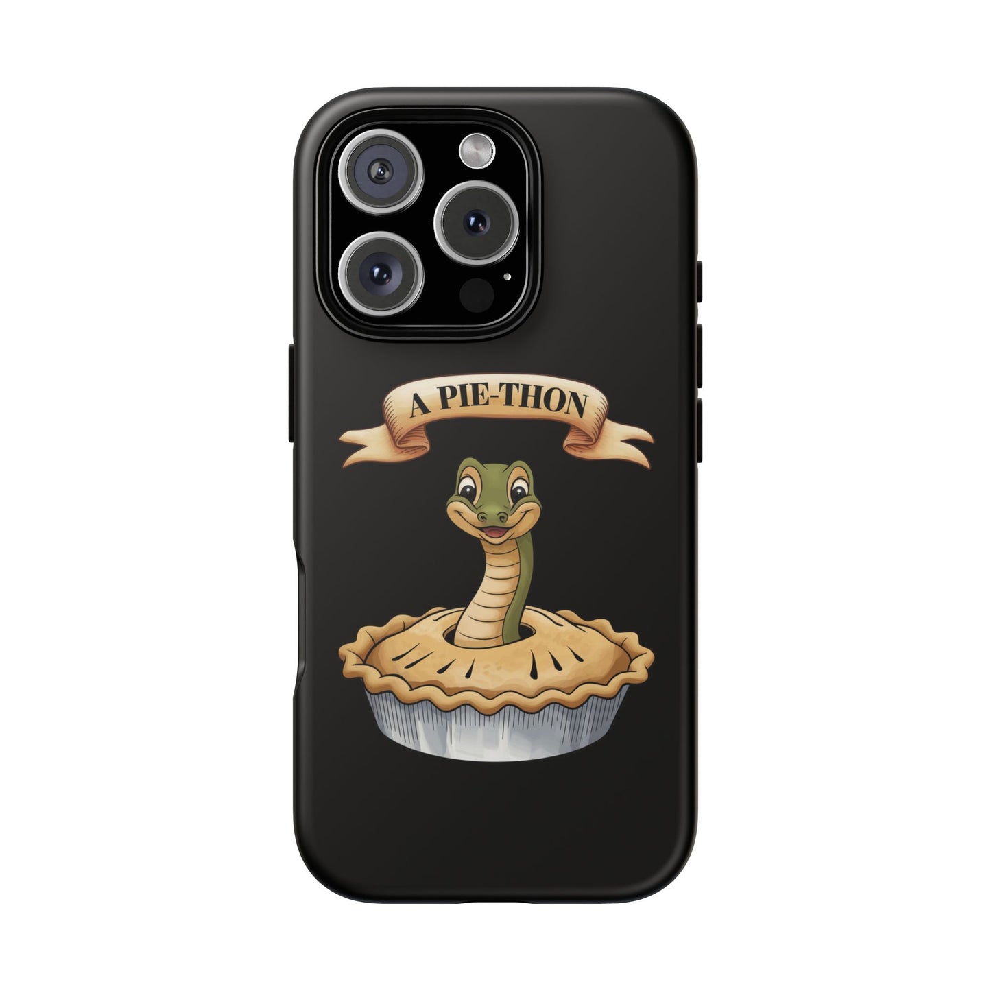 iPhone Case - 'Pie-Thon' Snake Pie Funny Tough Case