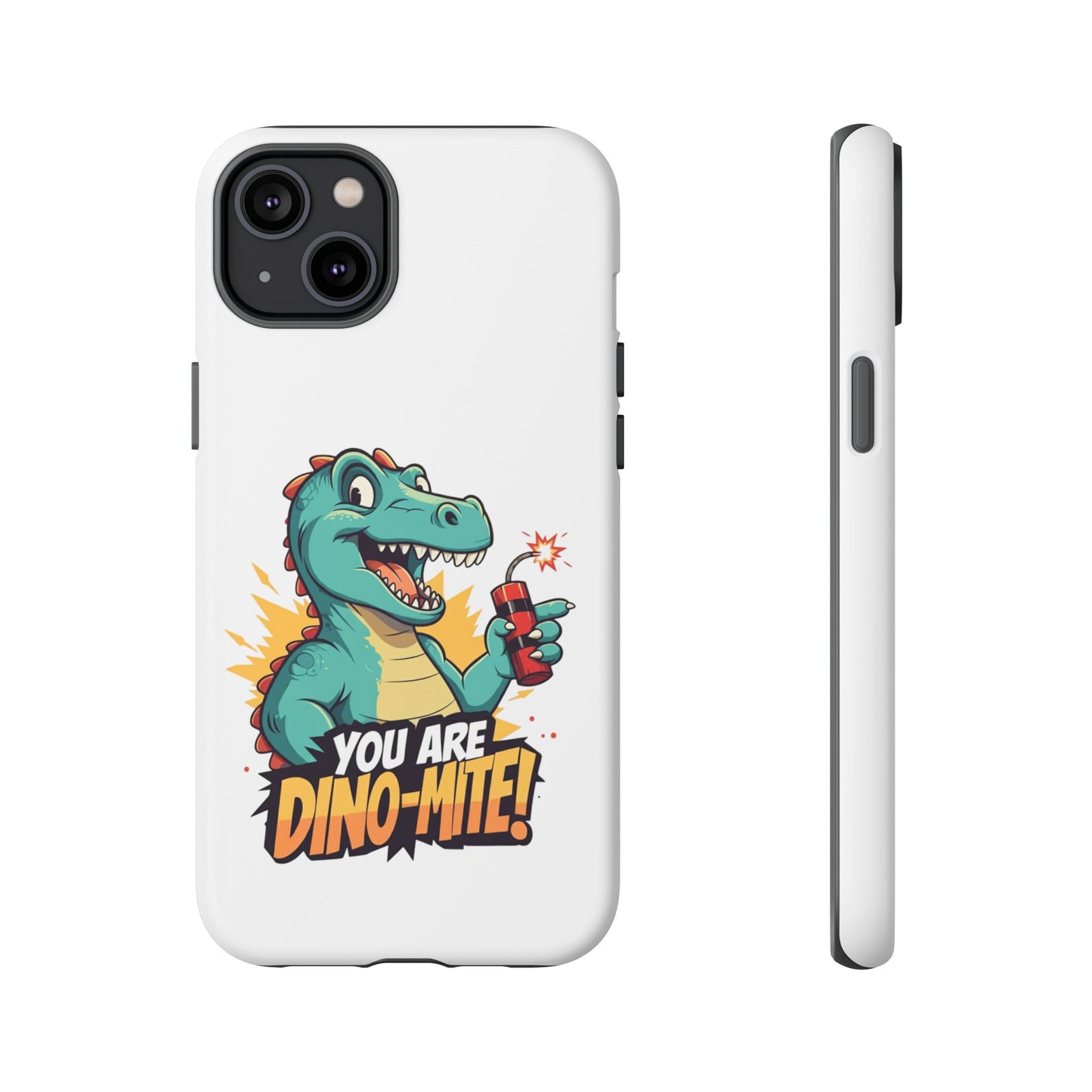 iPhone Case - Dino-Mite Pun Design